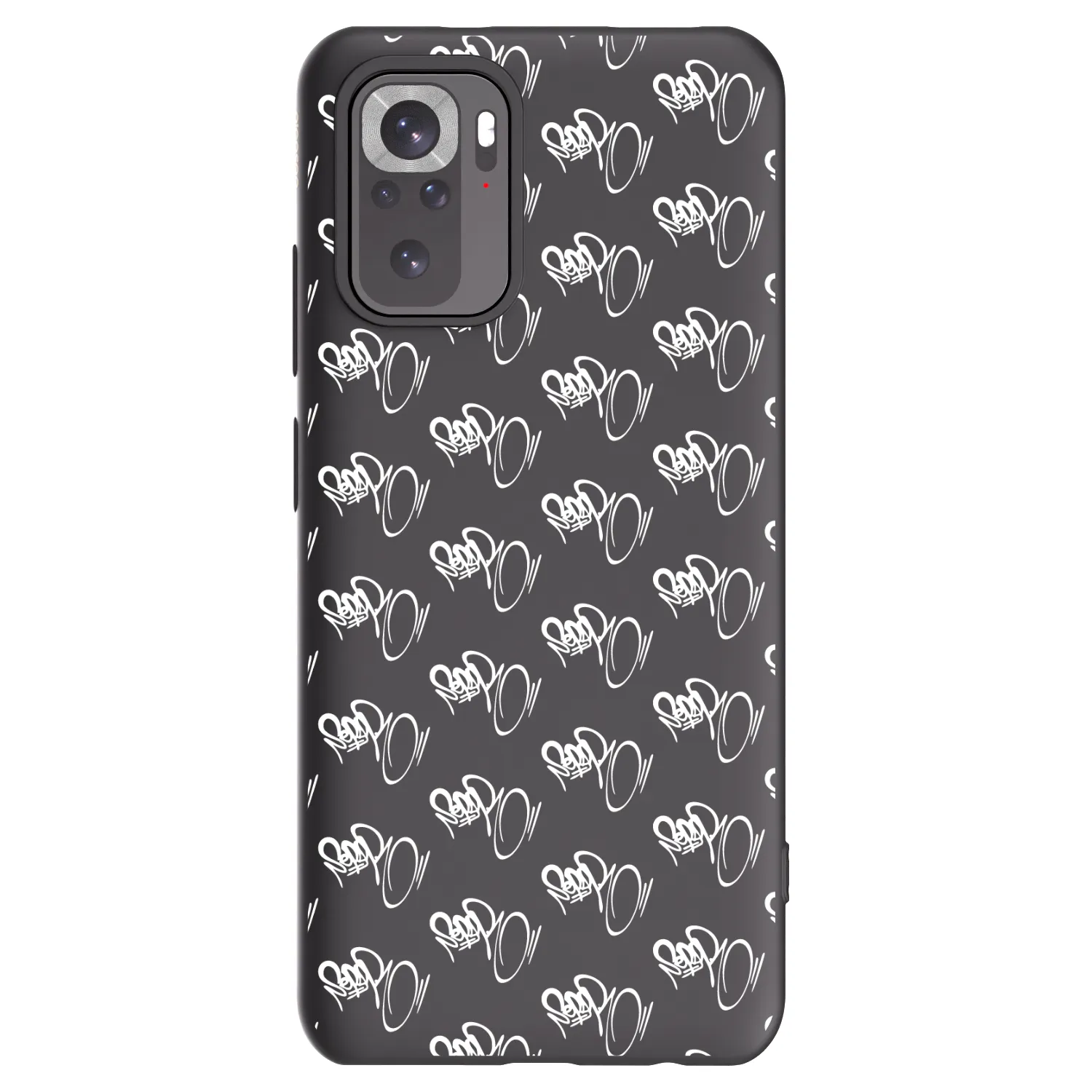 Picasee silikónový čierny obal pre Xiaomi Redmi Note 11S 4G - Separ - White On Black