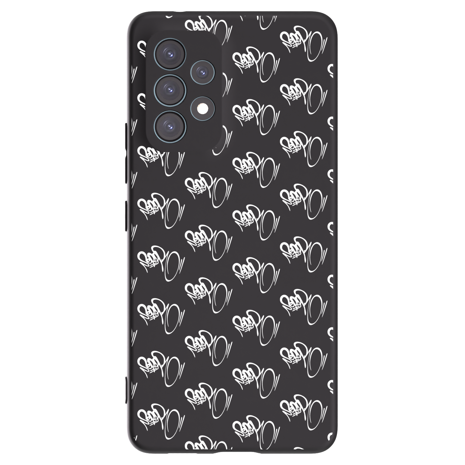 Picasee silikónový čierny obal pre Samsung Galaxy A53 5G A536 - Separ - White On Black