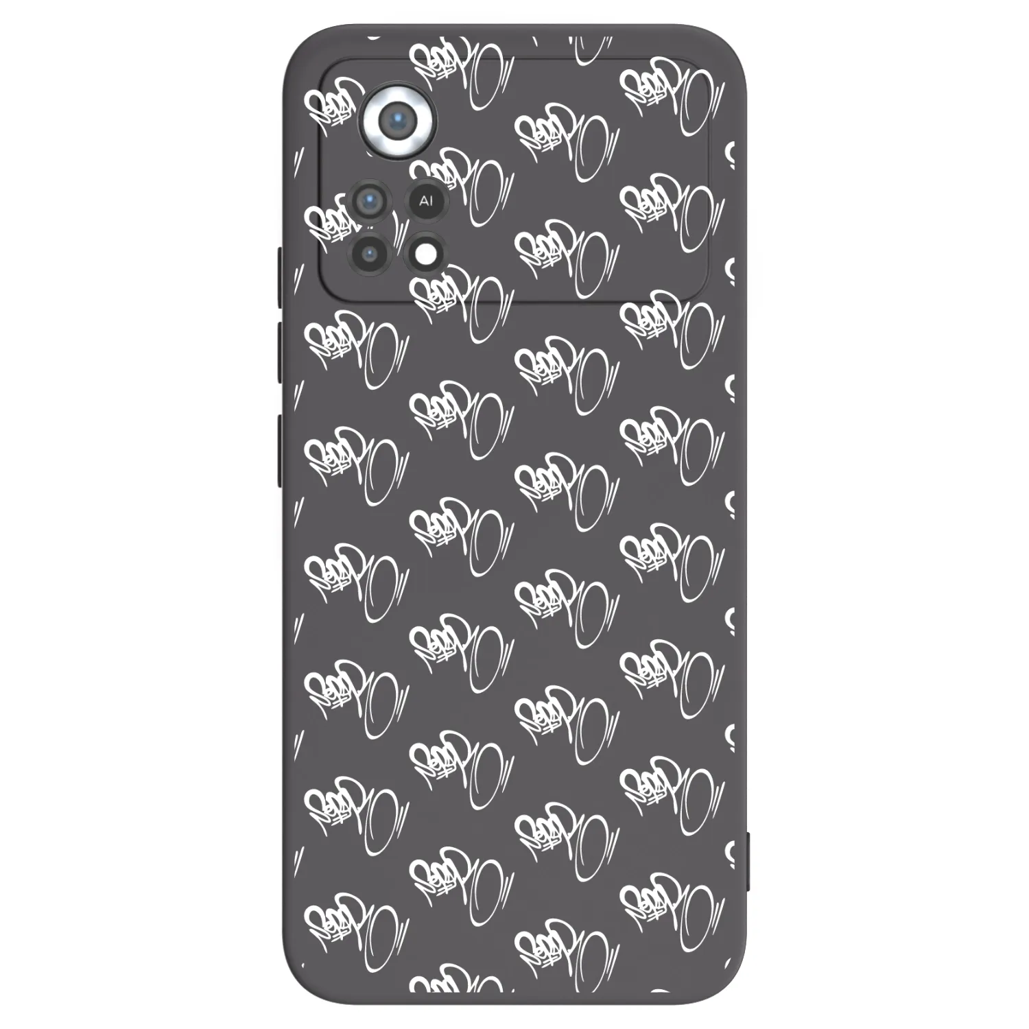 Picasee silikónový čierny obal pre Xiaomi Poco X4 Pro 5G - Separ - White On Black