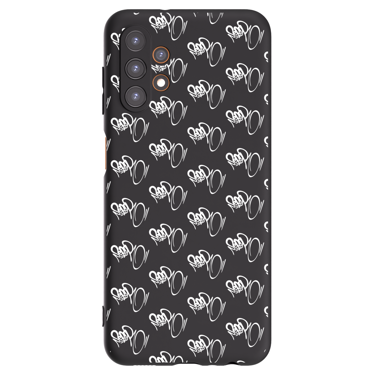 Picasee silikónový čierny obal pre Samsung Galaxy A13 4G A135 - Separ - White On Black