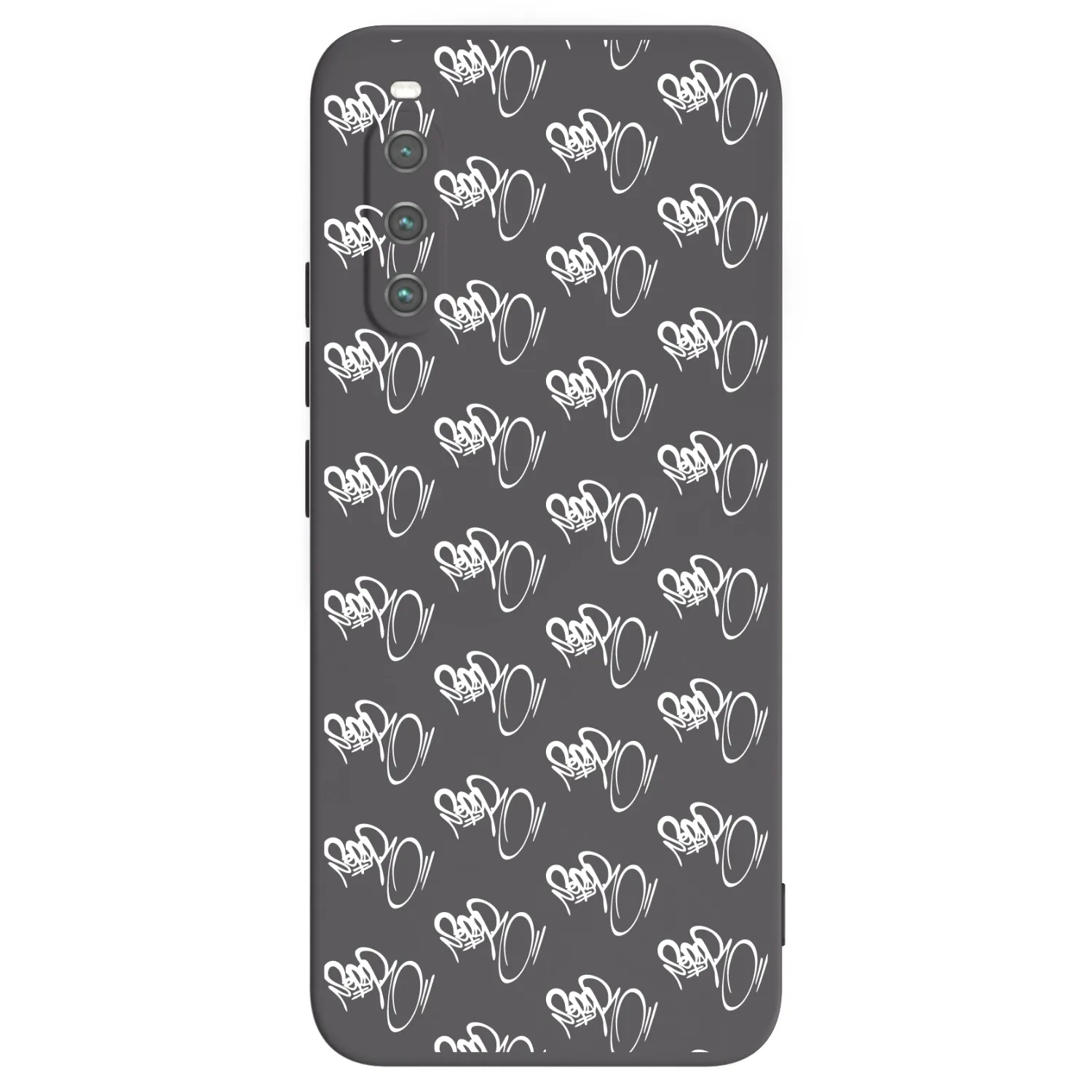 Picasee silikónový čierny obal pre Sony Xperia 10 IV 5G - Separ - White On Black