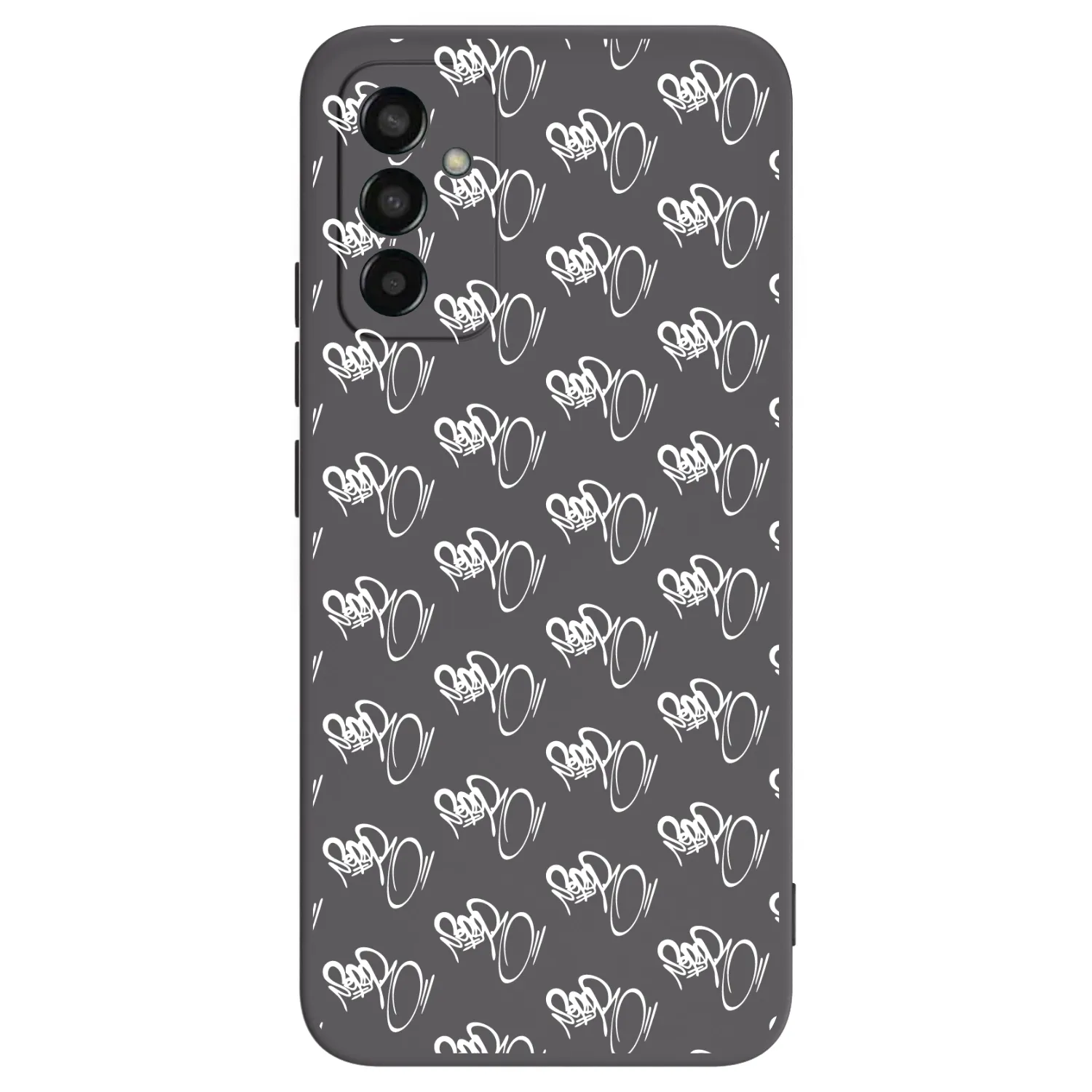 Picasee silikónový čierny obal pre Samsung Galaxy M13 M135F - Separ - White On Black