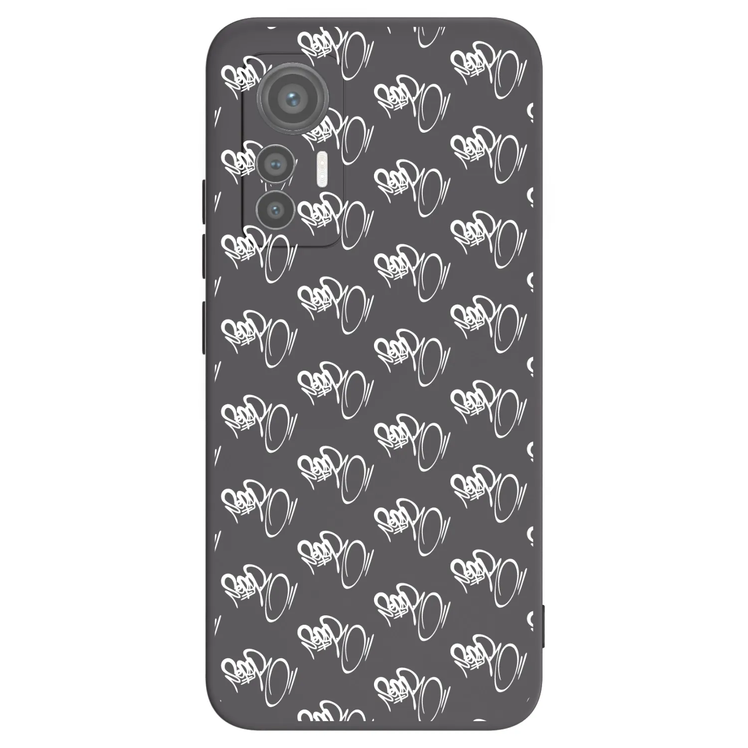 Picasee silikónový čierny obal pre Xiaomi 12 Lite - Separ - White On Black