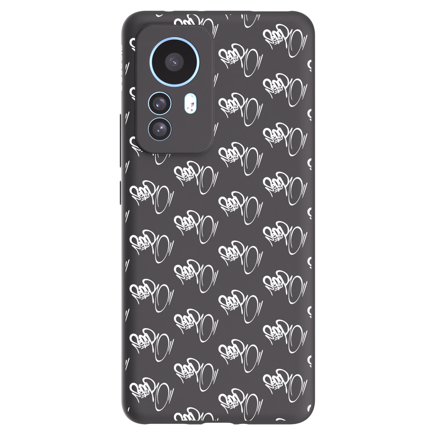 Picasee silikónový čierny obal pre Xiaomi 12T - Separ - White On Black