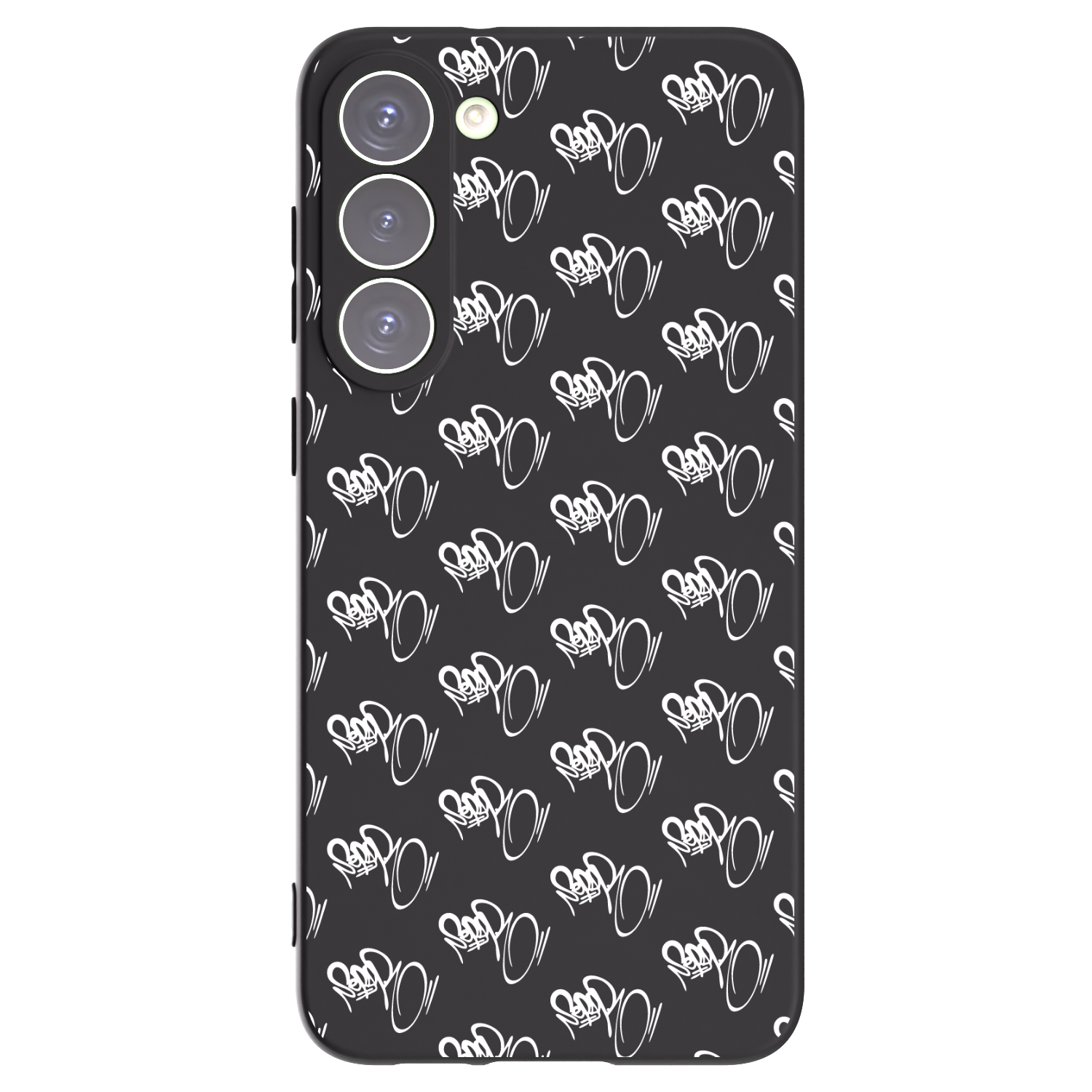 Picasee silikónový čierny obal pre Samsung Galaxy S23+ 5G - Separ - White On Black