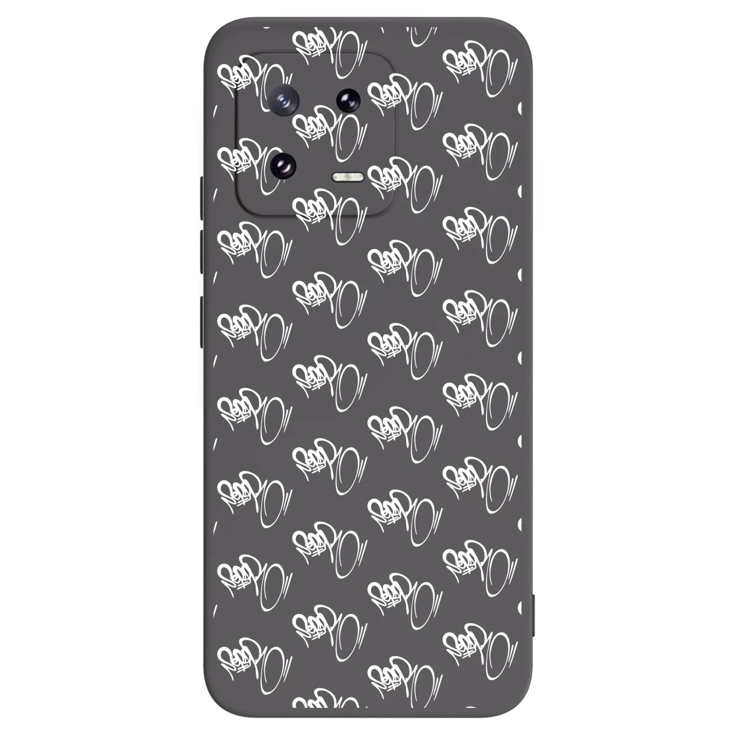 Picasee silikónový čierny obal pre Xiaomi 13 Pro - Separ - White On Black