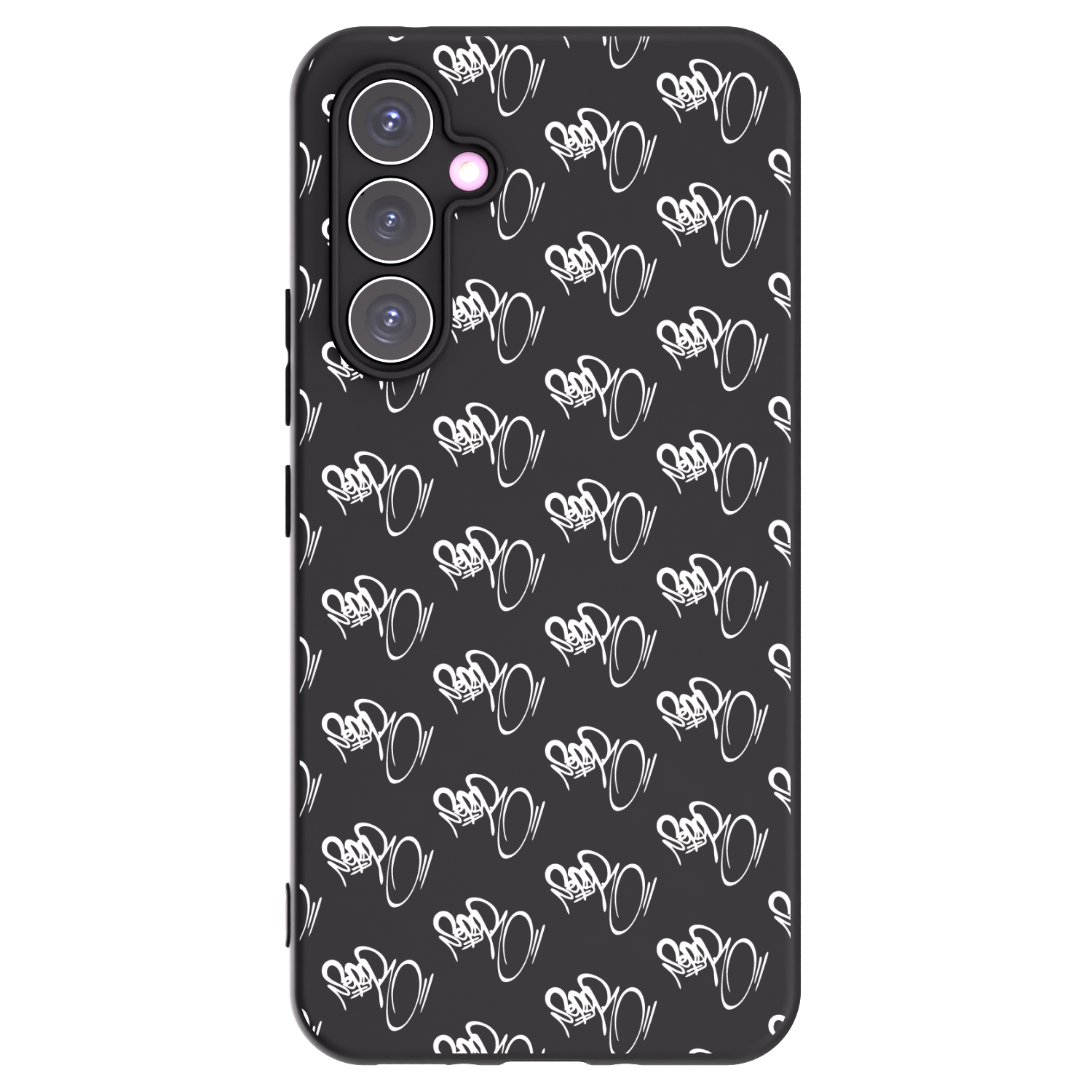 Picasee silikónový čierny obal pre Samsung Galaxy A54 5G A546B - Separ - White On Black
