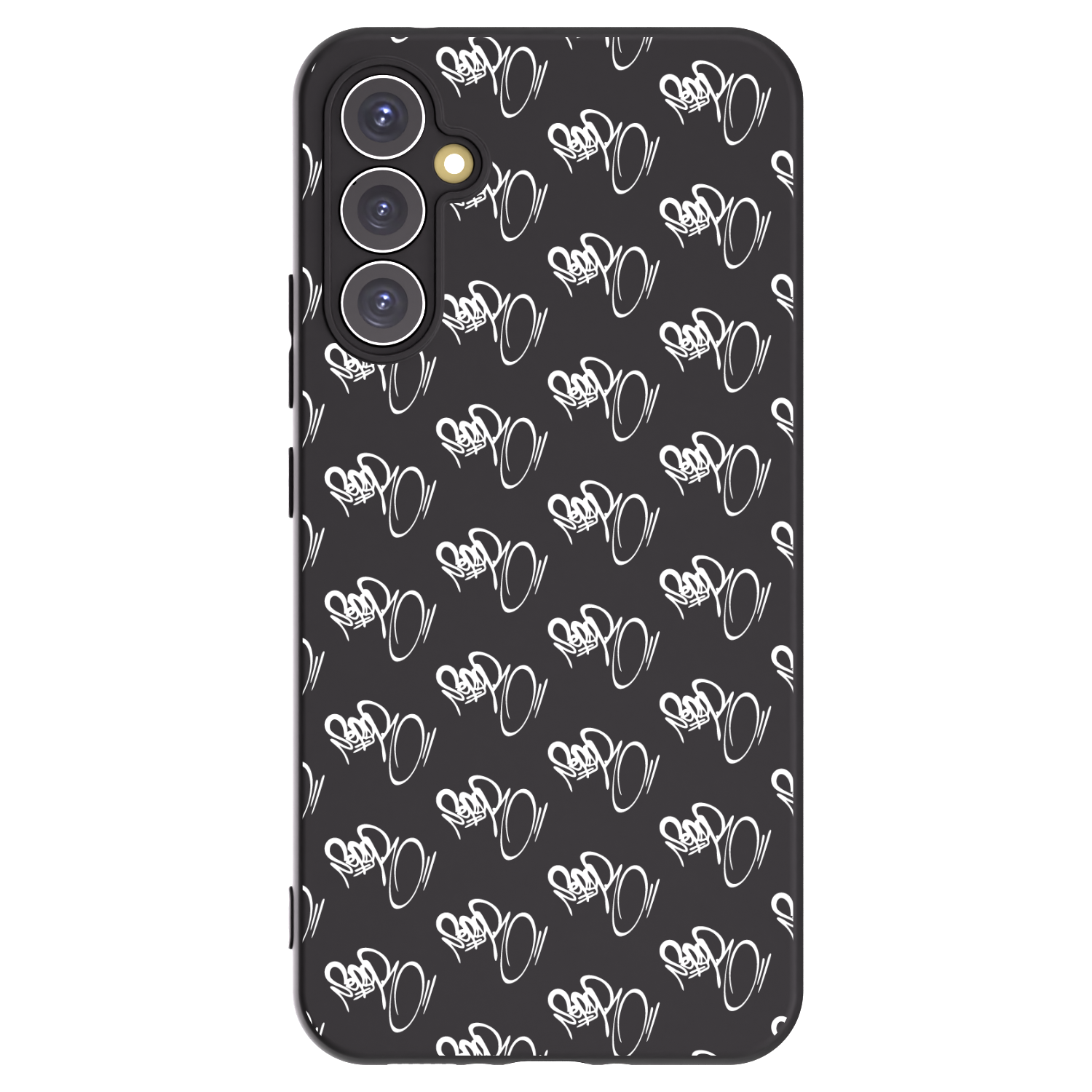 Picasee silikónový čierny obal pre Samsung Galaxy A34 5G A346B - Separ - White On Black