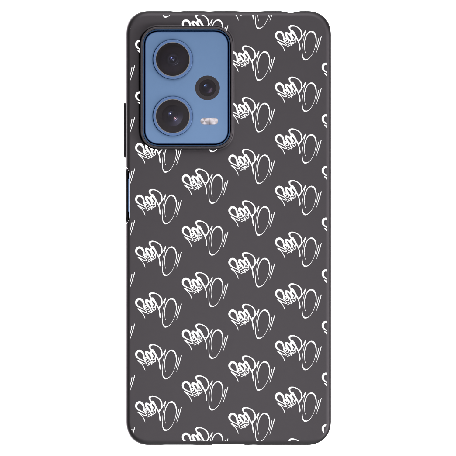 Picasee silikónový čierny obal pre Xiaomi Redmi Note 12 Pro 5G - Separ - White On Black