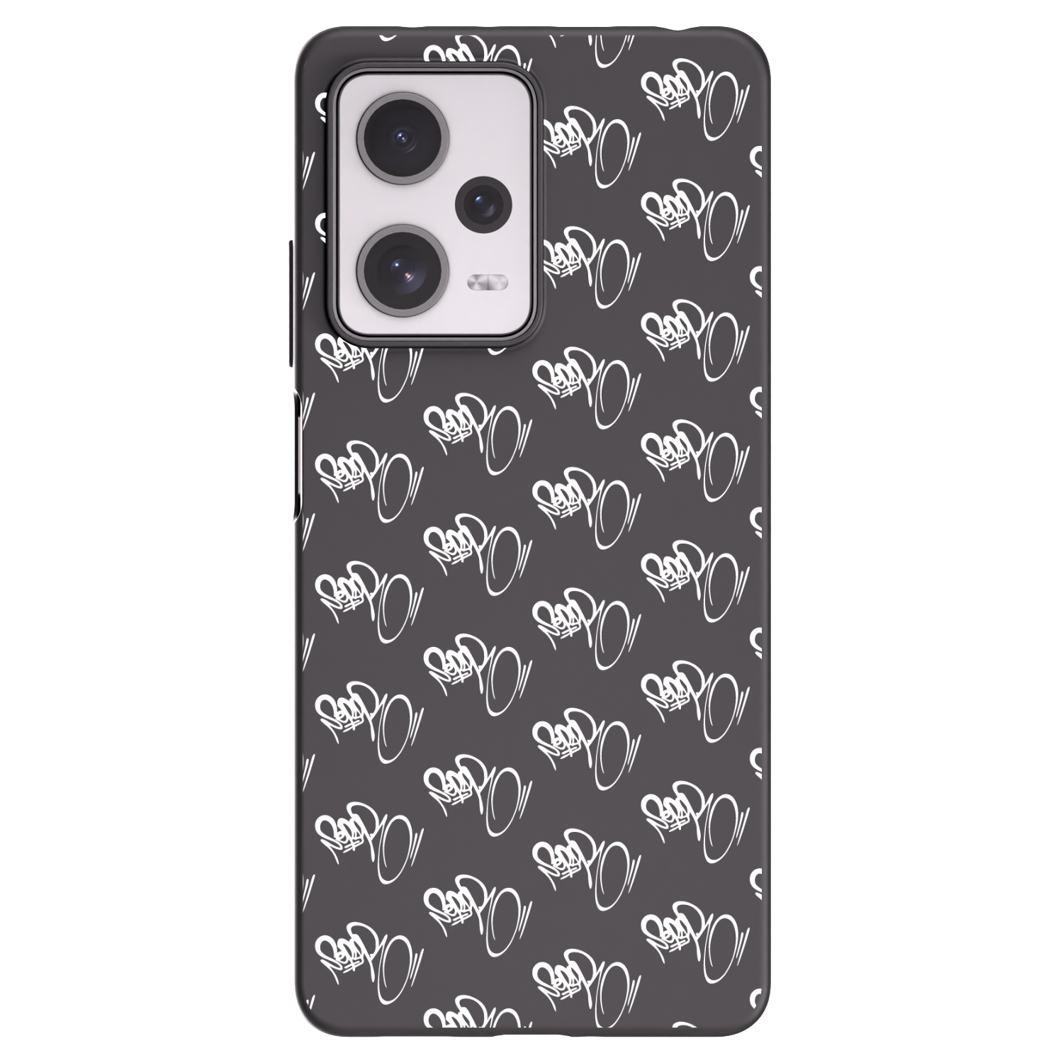 Picasee silikónový čierny obal pre Xiaomi Redmi Note 12 Pro+ 5G - Separ - White On Black