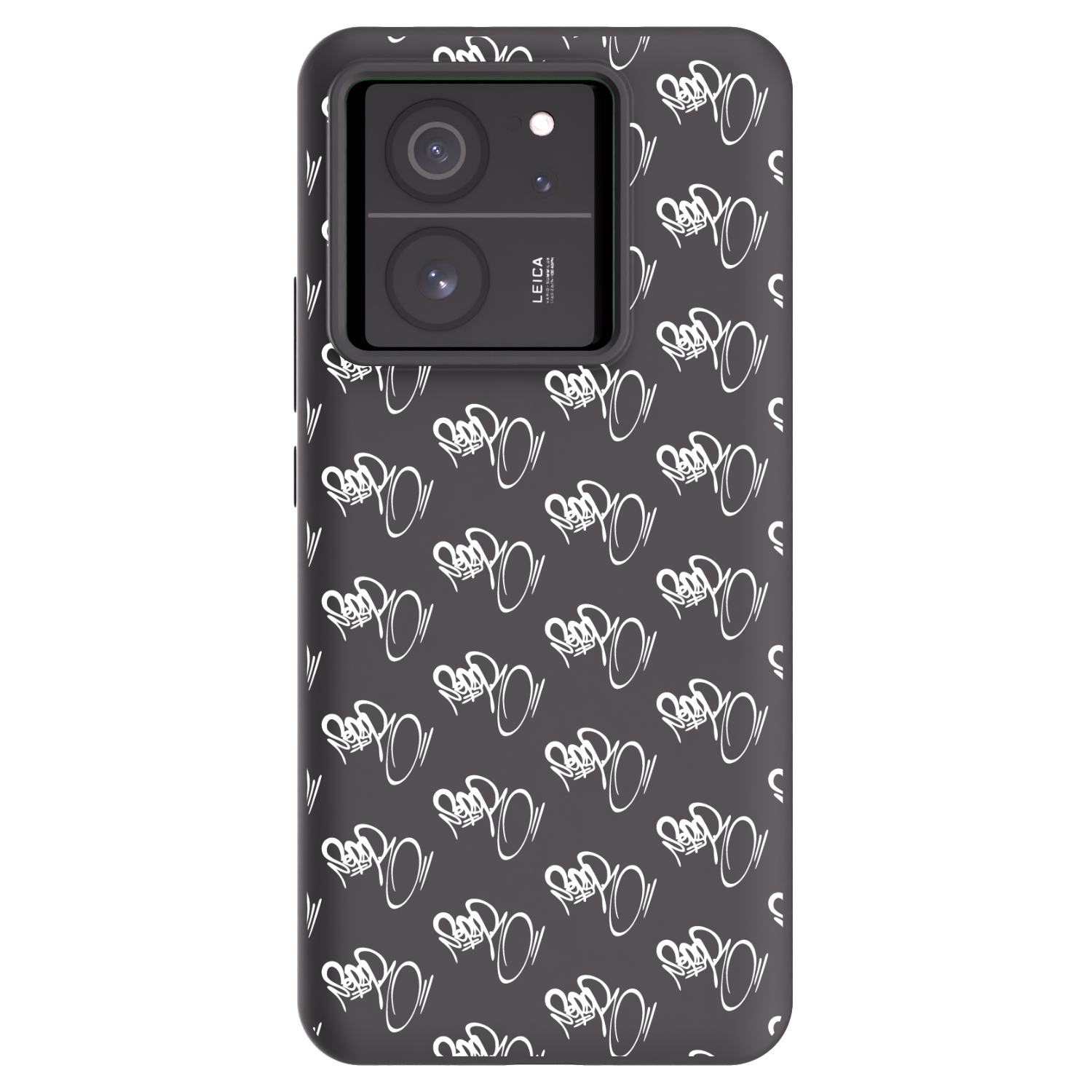 Picasee silikónový čierny obal pre Xiaomi 13T - Separ - White On Black