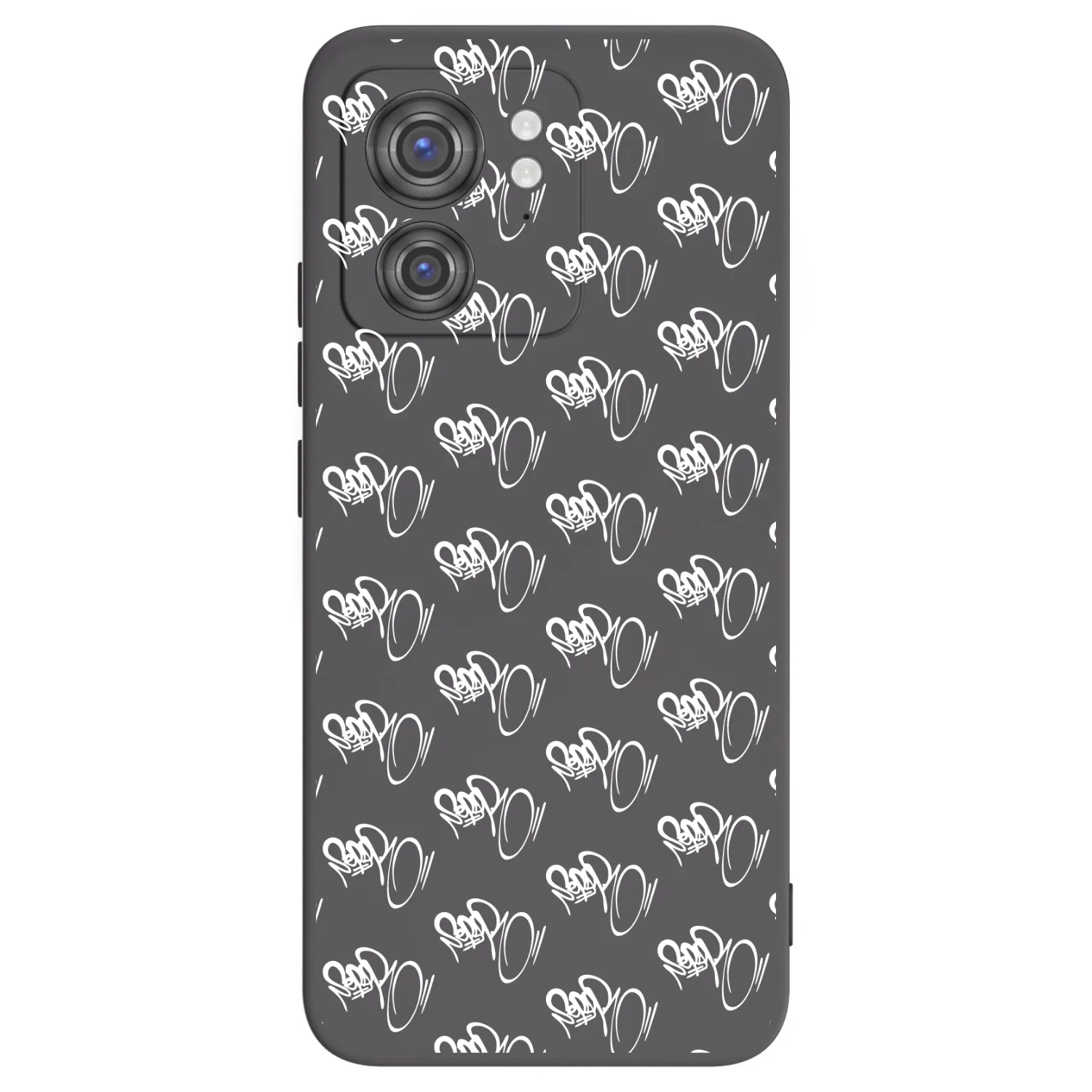 Picasee silikónový čierny obal pre Motorola Edge 40 - Separ - White On Black