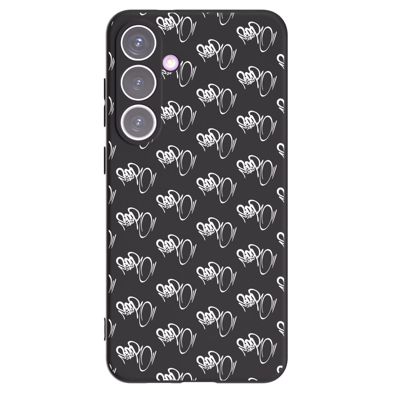 Picasee silikónový čierny obal pre Samsung Galaxy S24+ S926B 5G - Separ - White On Black