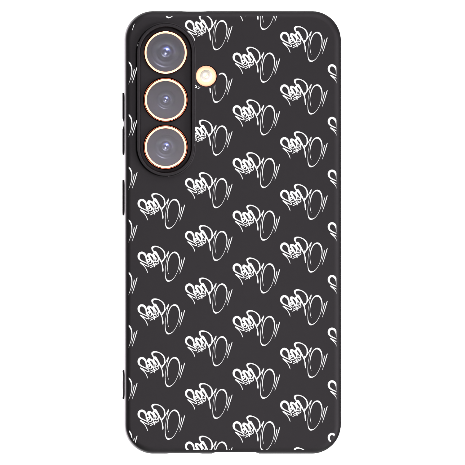 Picasee silikónový čierny obal pre Samsung Galaxy S24 S921B 5G - Separ - White On Black