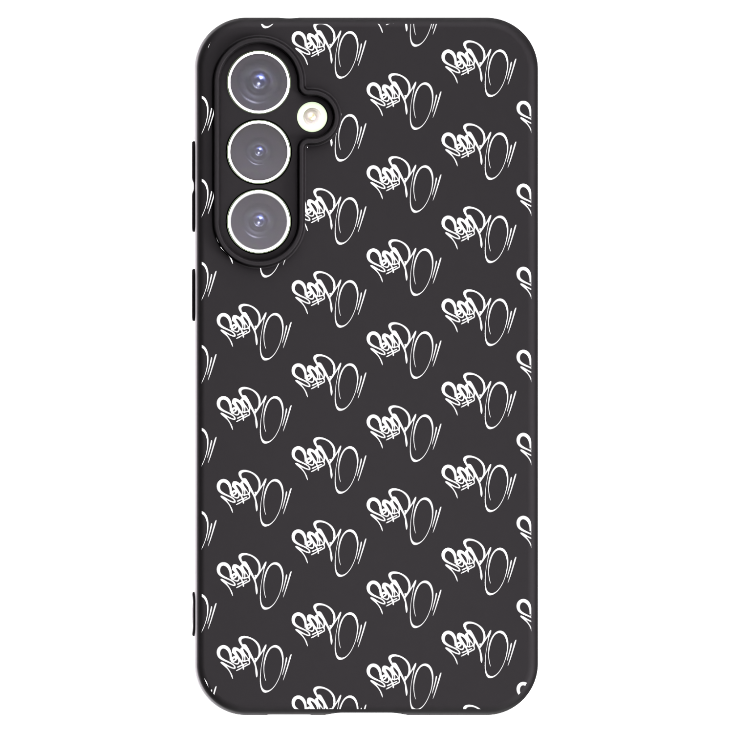 Picasee silikónový čierny obal pre Samsung Galaxy S23 FE S711B - Separ - White On Black
