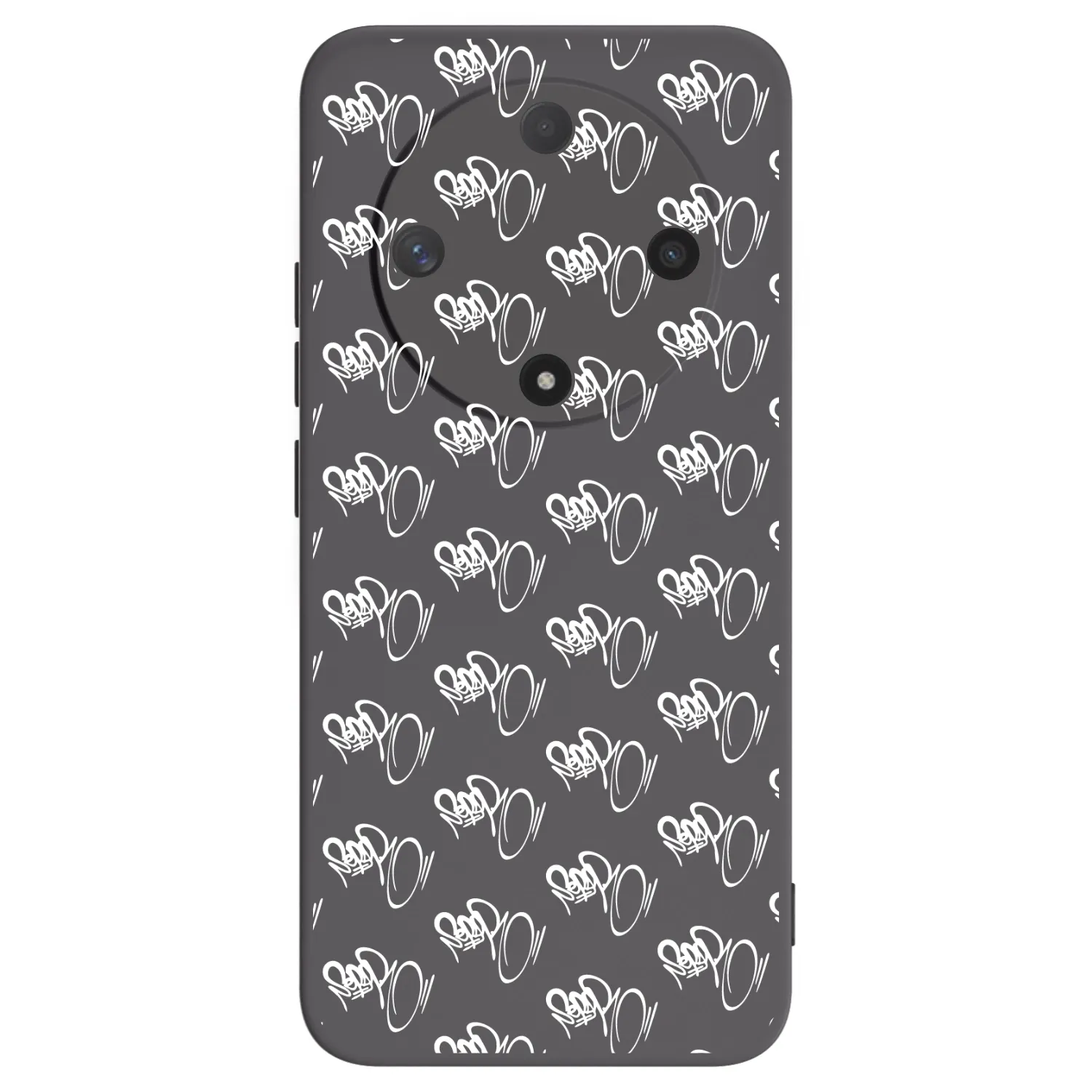 Picasee silikónový čierny obal pre Honor Magic6 Lite 5G - Separ - White On Black