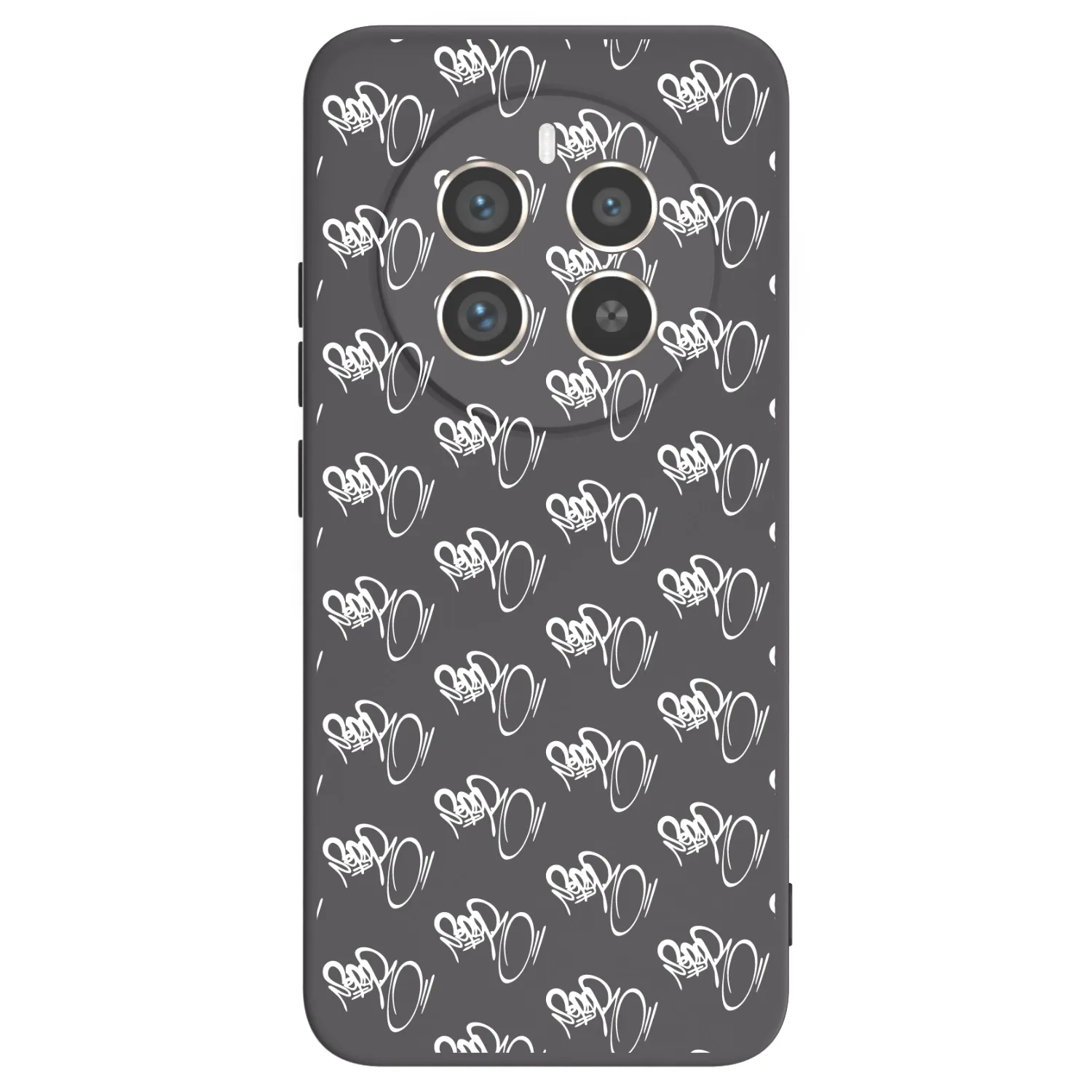 Picasee silikónový čierny obal pre Realme 12 Pro 5G - Separ - White On Black