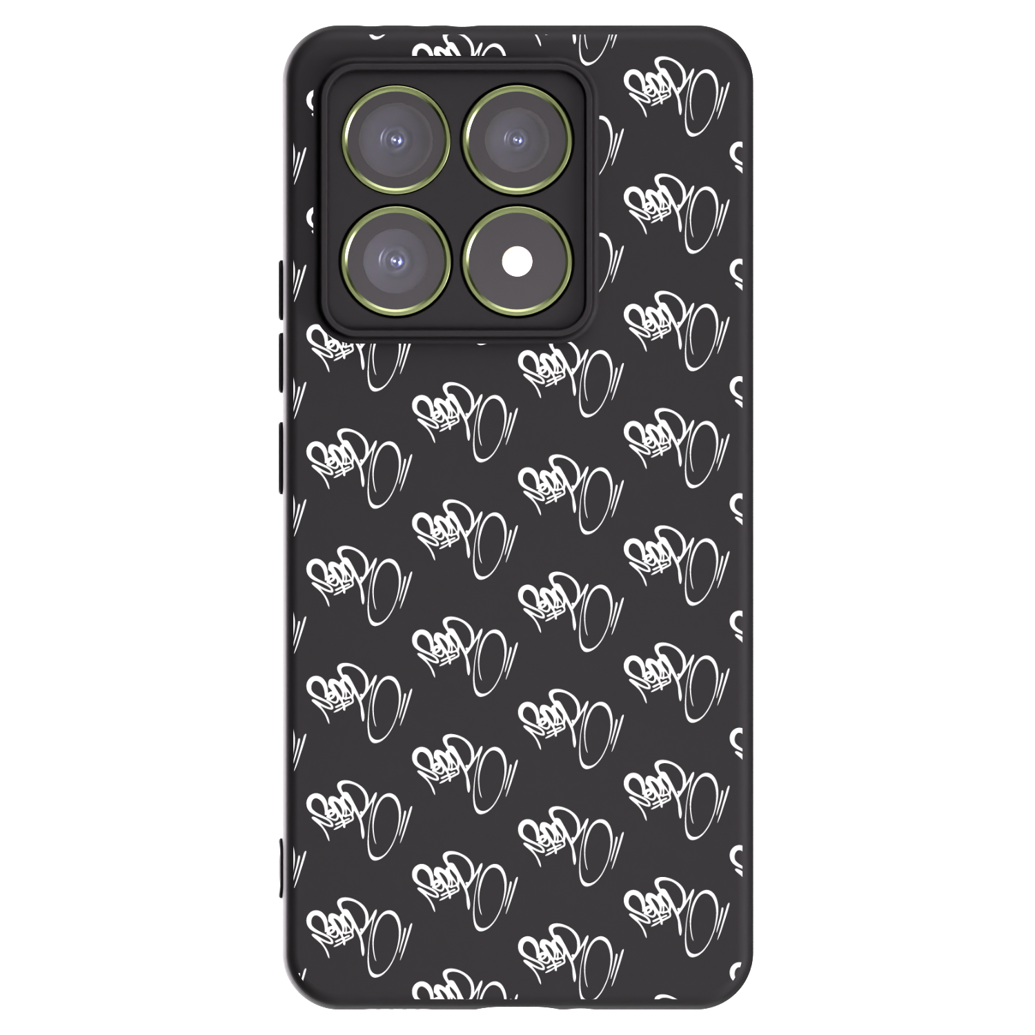 Picasee silikónový čierny obal pre Xiaomi 14T - Separ - White On Black