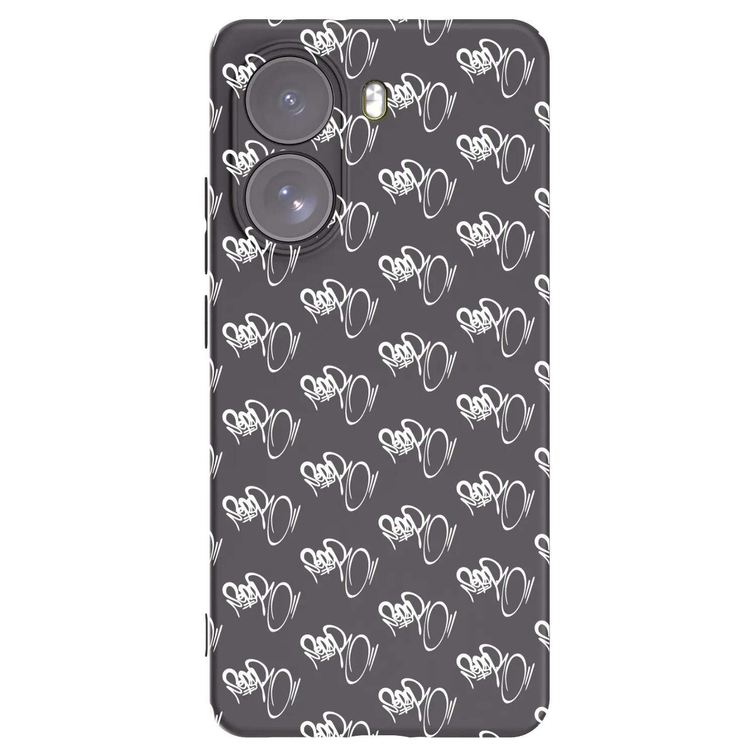Picasee silikónový čierny obal pre Xiaomi Poco X7 - Separ - White On Black