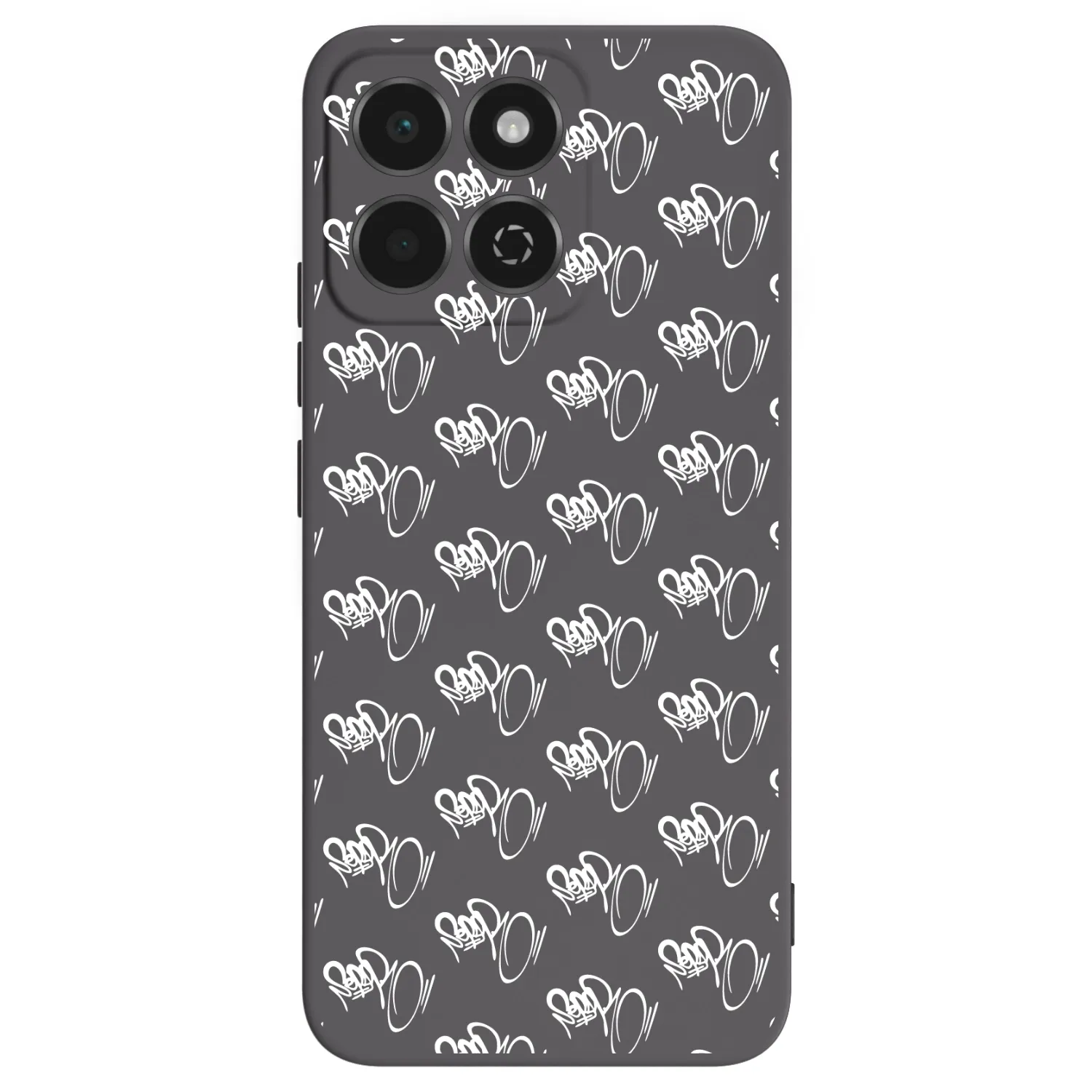Picasee silikónový čierny obal pre Honor 200 Smart 5G - Separ - White On Black