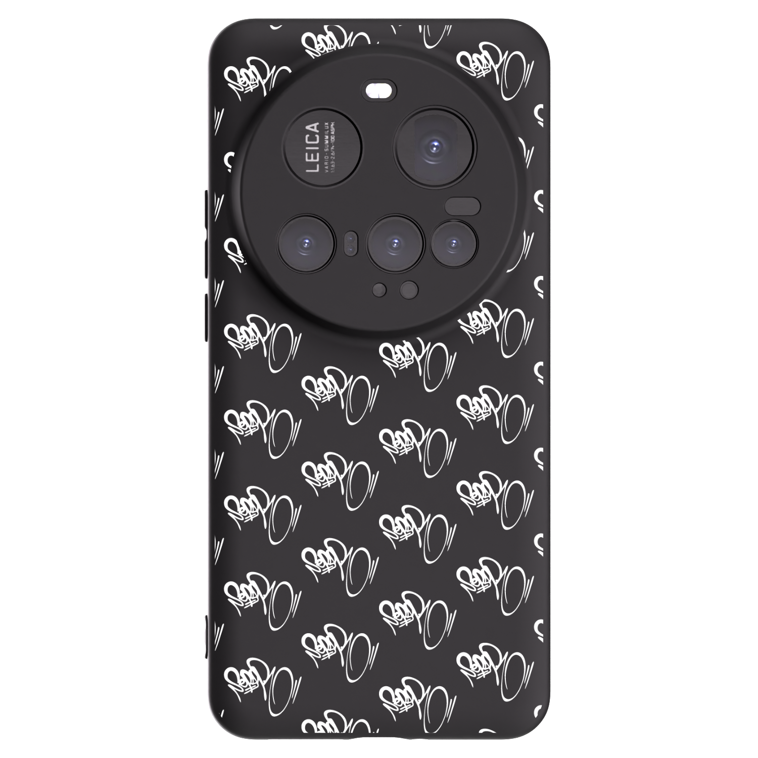 Picasee silikónový čierny obal pre Xiaomi 15 Ultra - Separ - White On Black