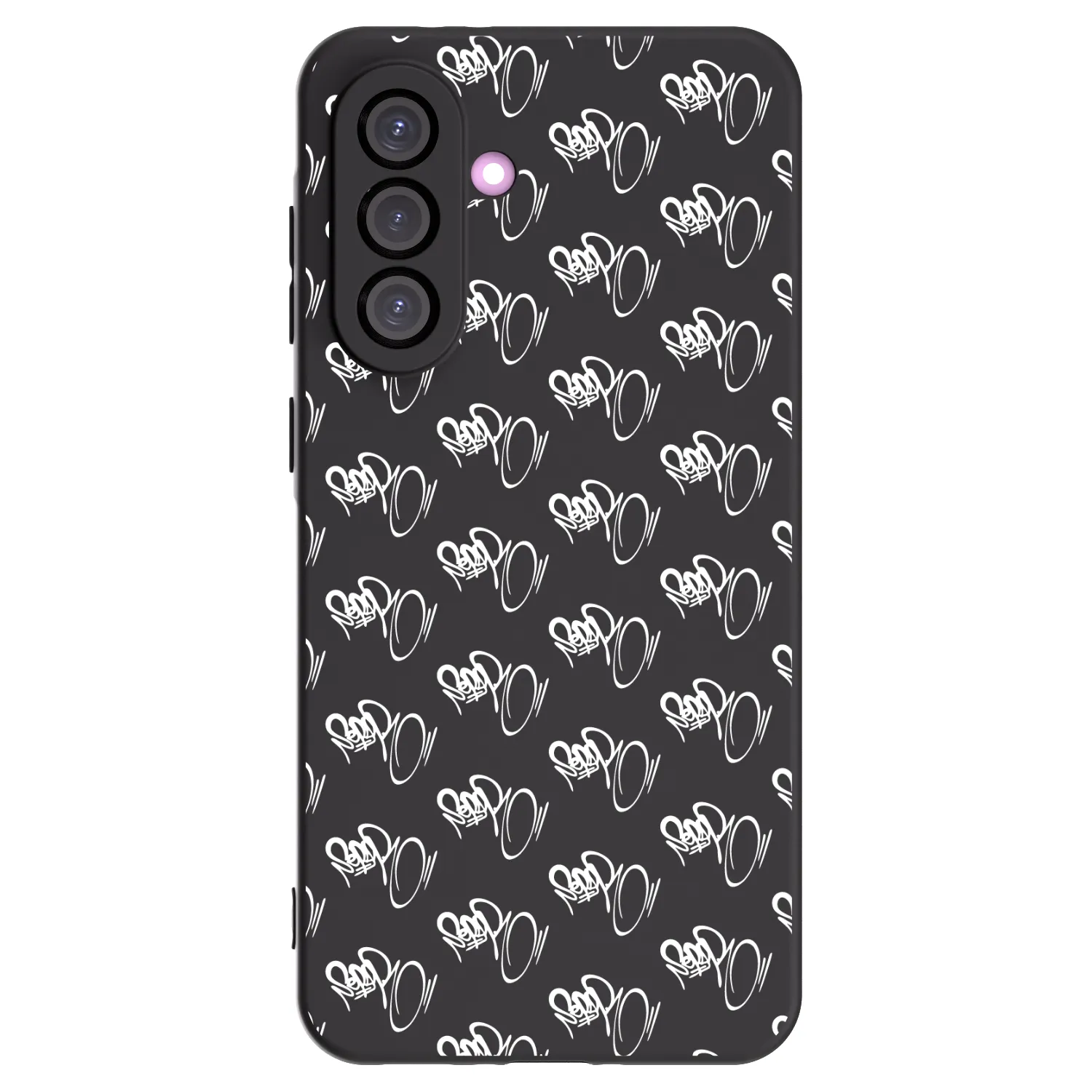 Picasee silikónový čierny obal pre Samsung Galaxy A56 5G A566B - Separ - White On Black