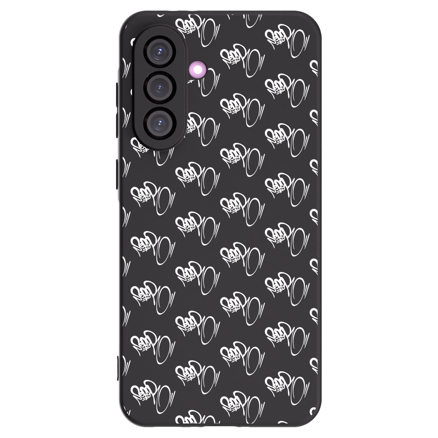 Picasee silikónový čierny obal pre Samsung Galaxy A36 5G - Separ - White On Black
