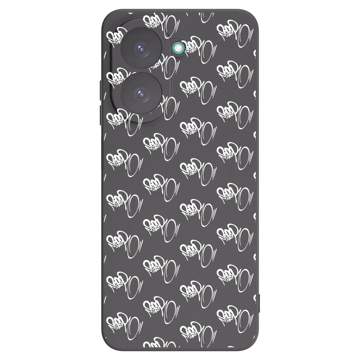 Picasee silikónový čierny obal pre Xiaomi Redmi A5 - Separ - White On Black
