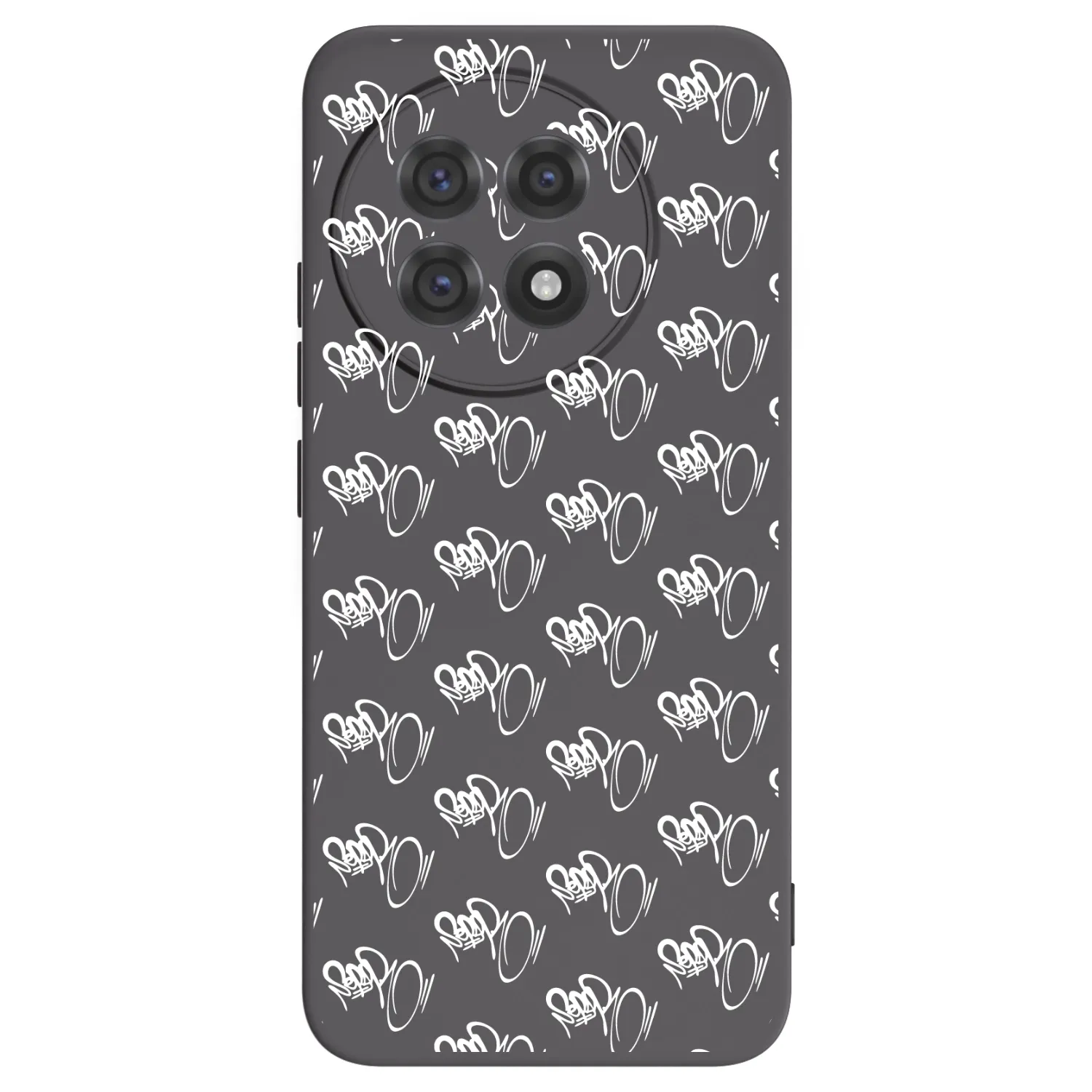 Picasee silikónový čierny obal pre OnePlus 13R 5G - Separ - White On Black