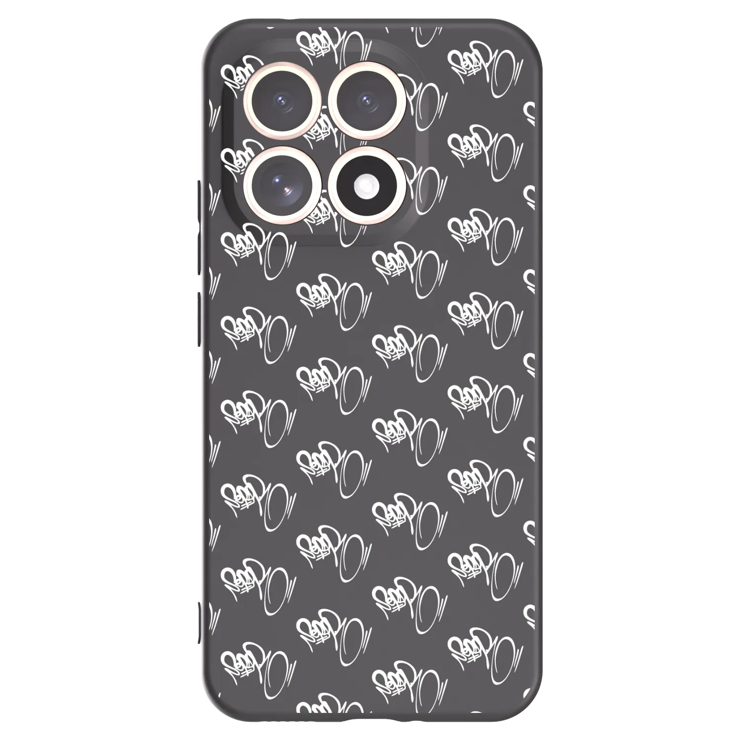 Picasee silikónový čierny obal pre Xiaomi 15T - Separ - White On Black