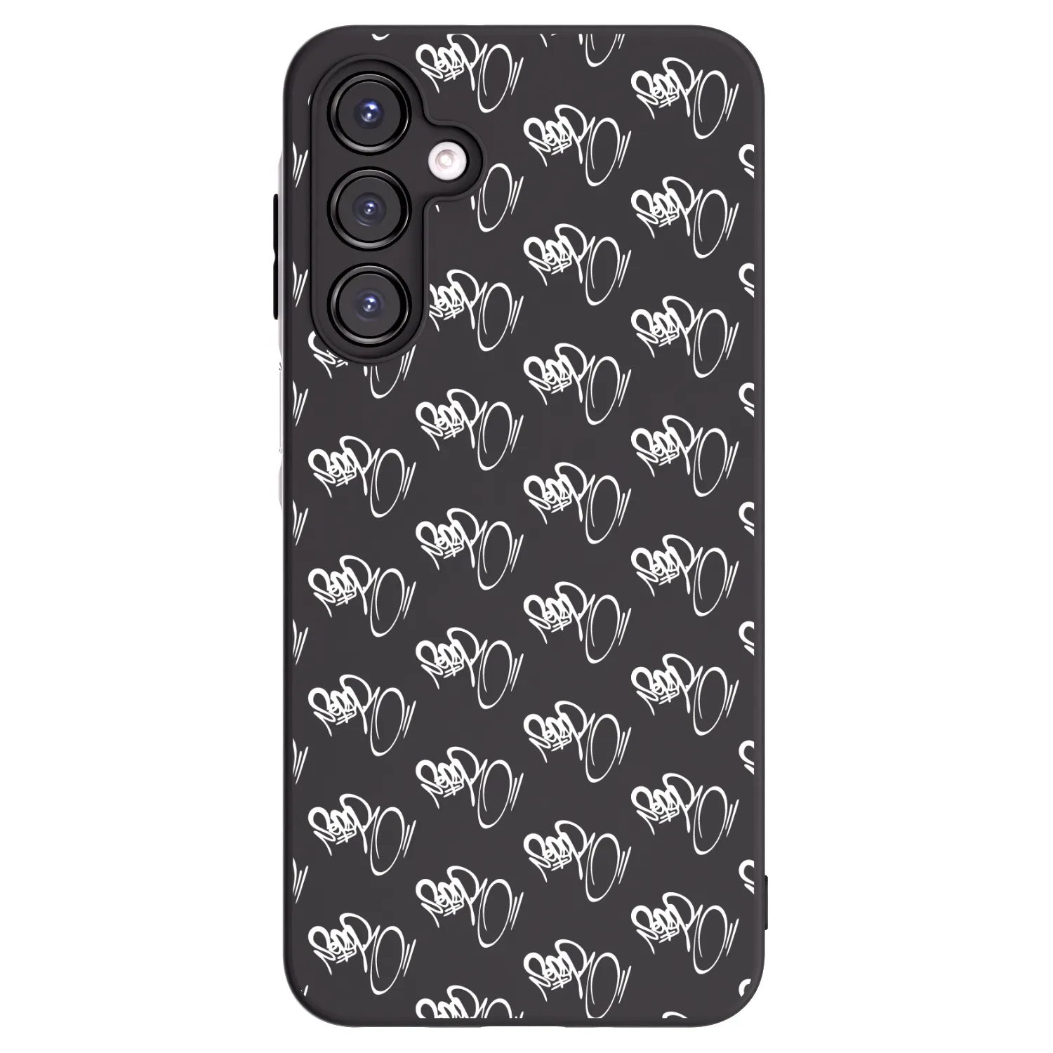 Picasee silikónový čierny obal pre Samsung Galaxy A16 4G - Separ - White On Black