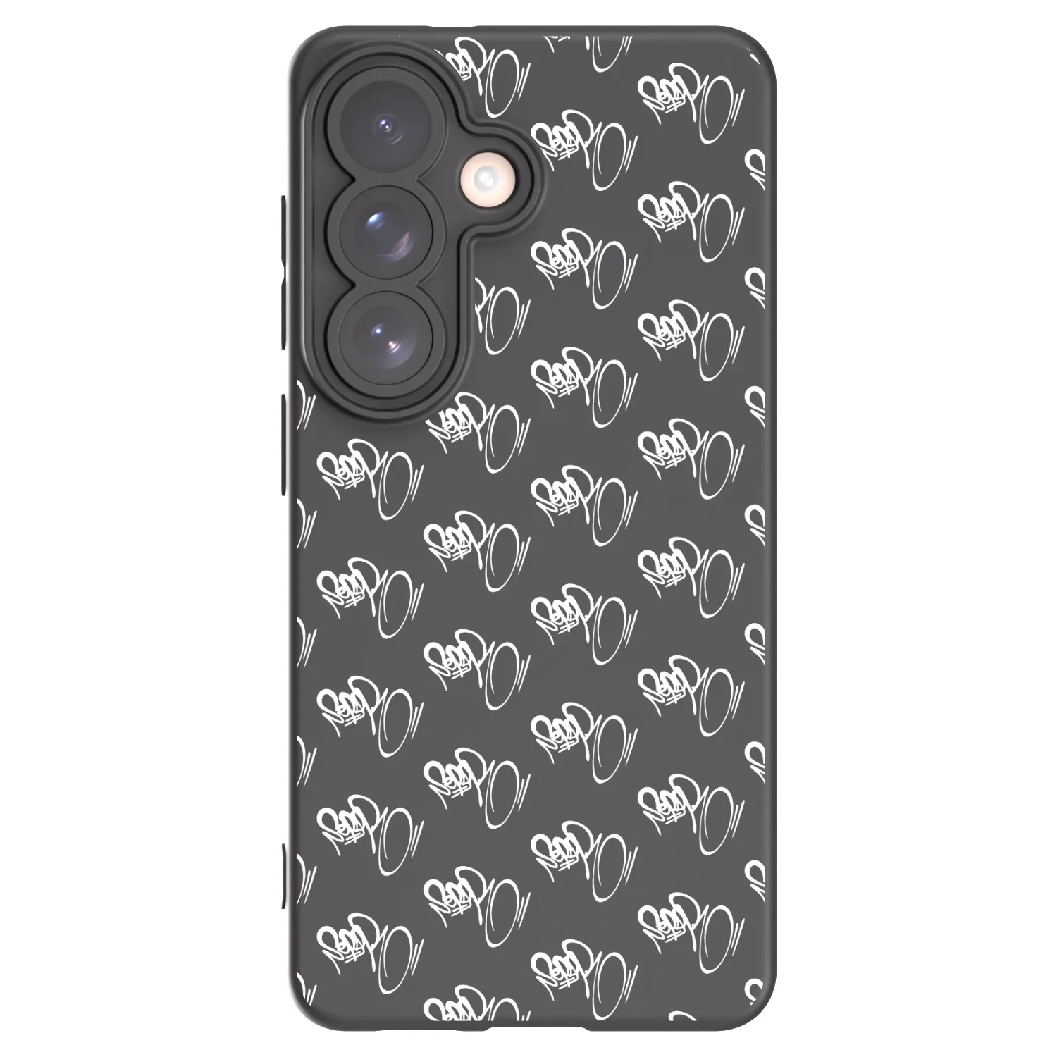 Picasee silikónový čierny obal pre Samsung Galaxy S26 - Separ - White On Black
