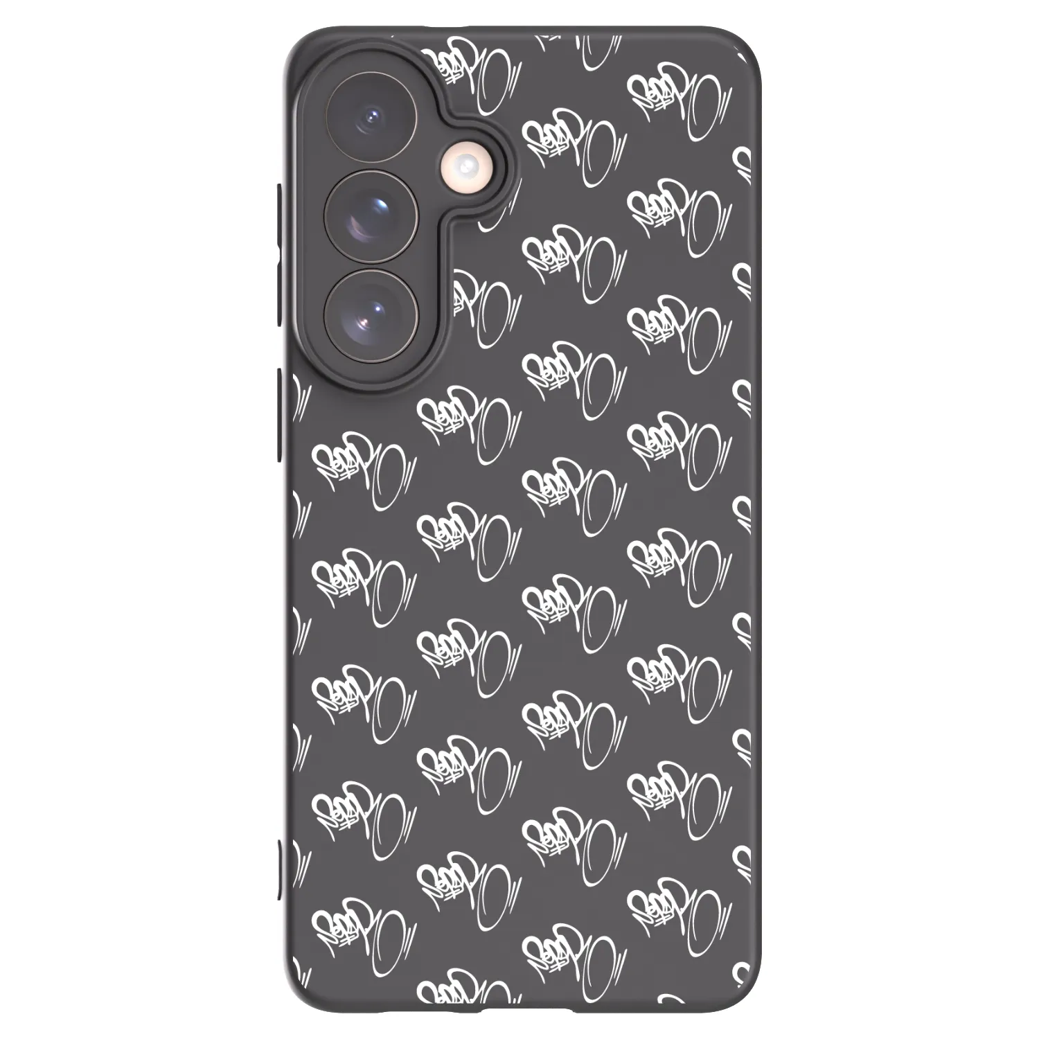Picasee silikónový čierny obal pre Samsung Galaxy S26+ - Separ - White On Black