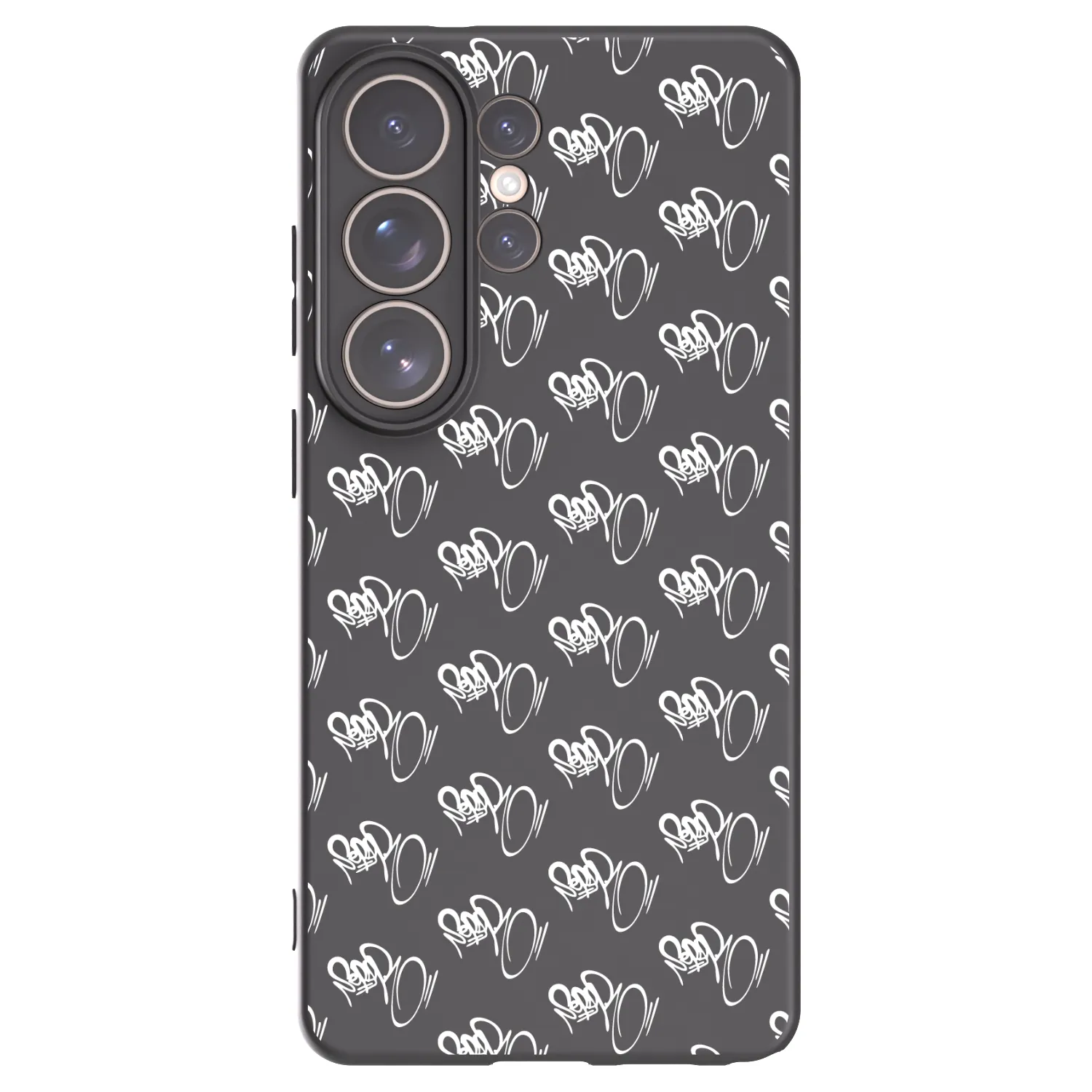 Picasee silikónový čierny obal pre Samsung Galaxy S26 Ultra - Separ - White On Black