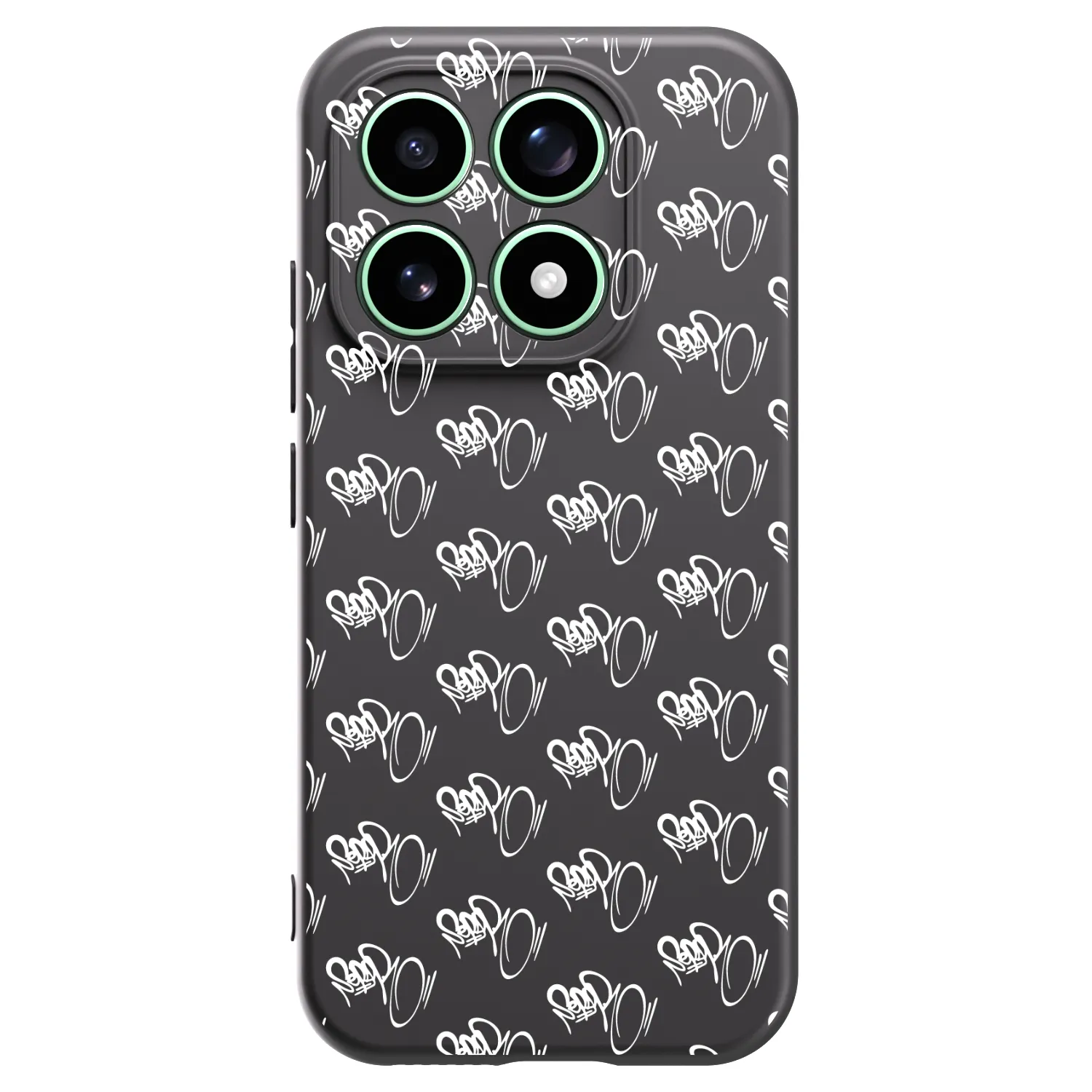 Picasee silikónový čierny obal pre Xiaomi 17 - Separ - White On Black
