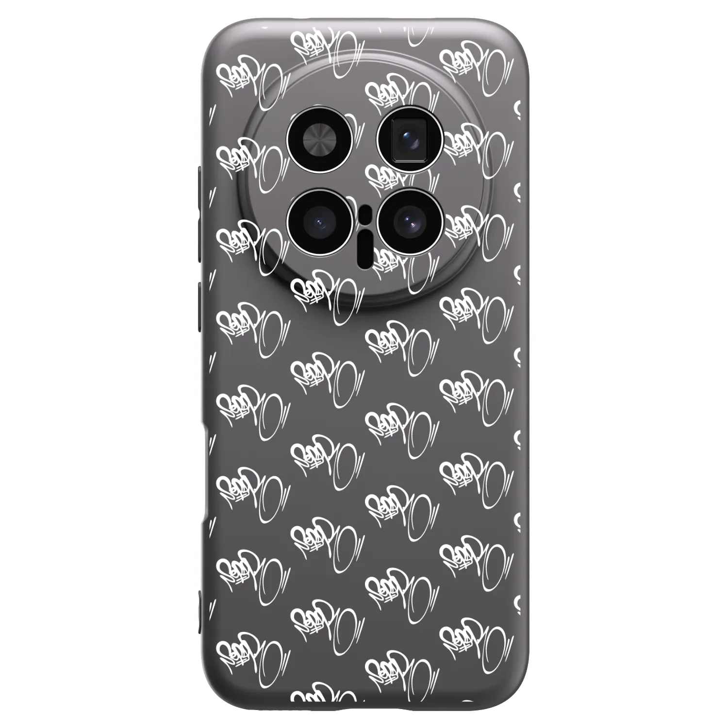 Picasee silikónový čierny obal pre Honor Magic8 Pro 5G - Separ - White On Black