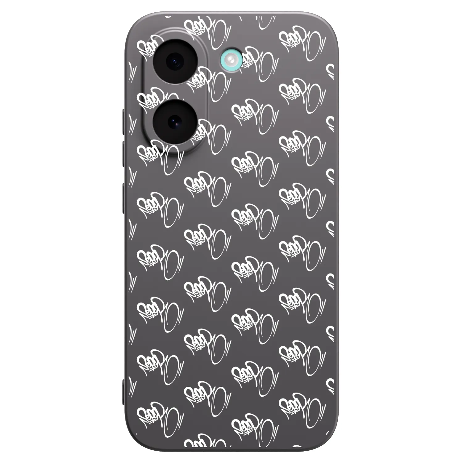 Picasee silikónový čierny obal pre Xiaomi Poco X8 Pro - Separ - White On Black