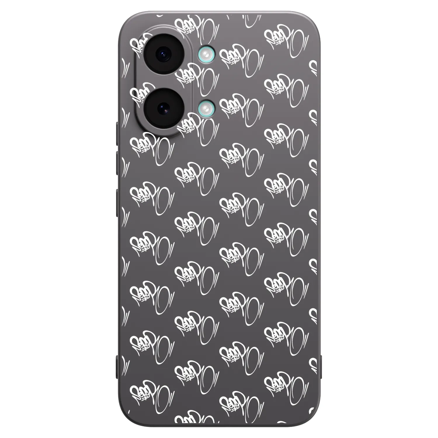 Picasee silikónový čierny obal pre Xiaomi Poco X8 Pro Max - Separ - White On Black