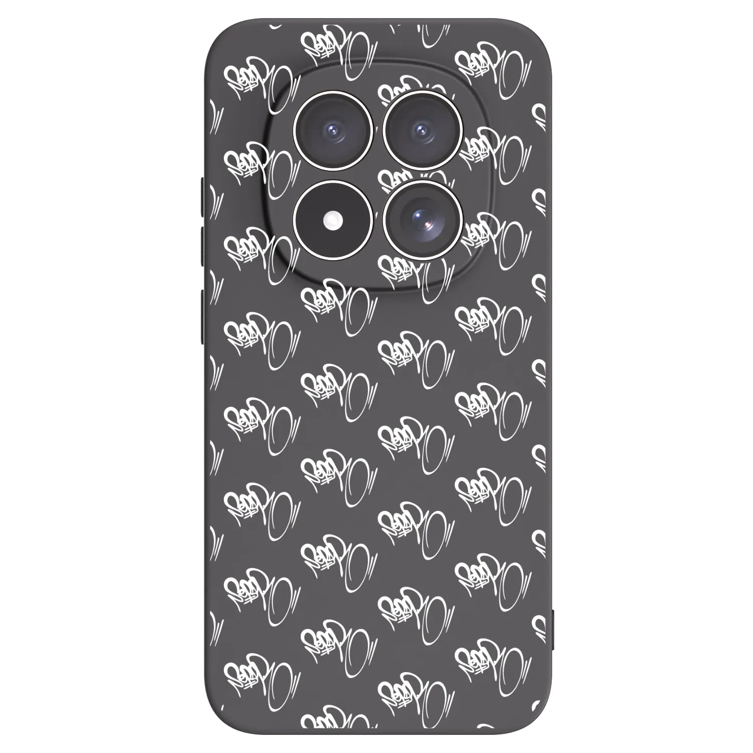 Picasee silikónový čierny obal pre Xiaomi Redmi Note 15 Pro 5G - Separ - White On Black