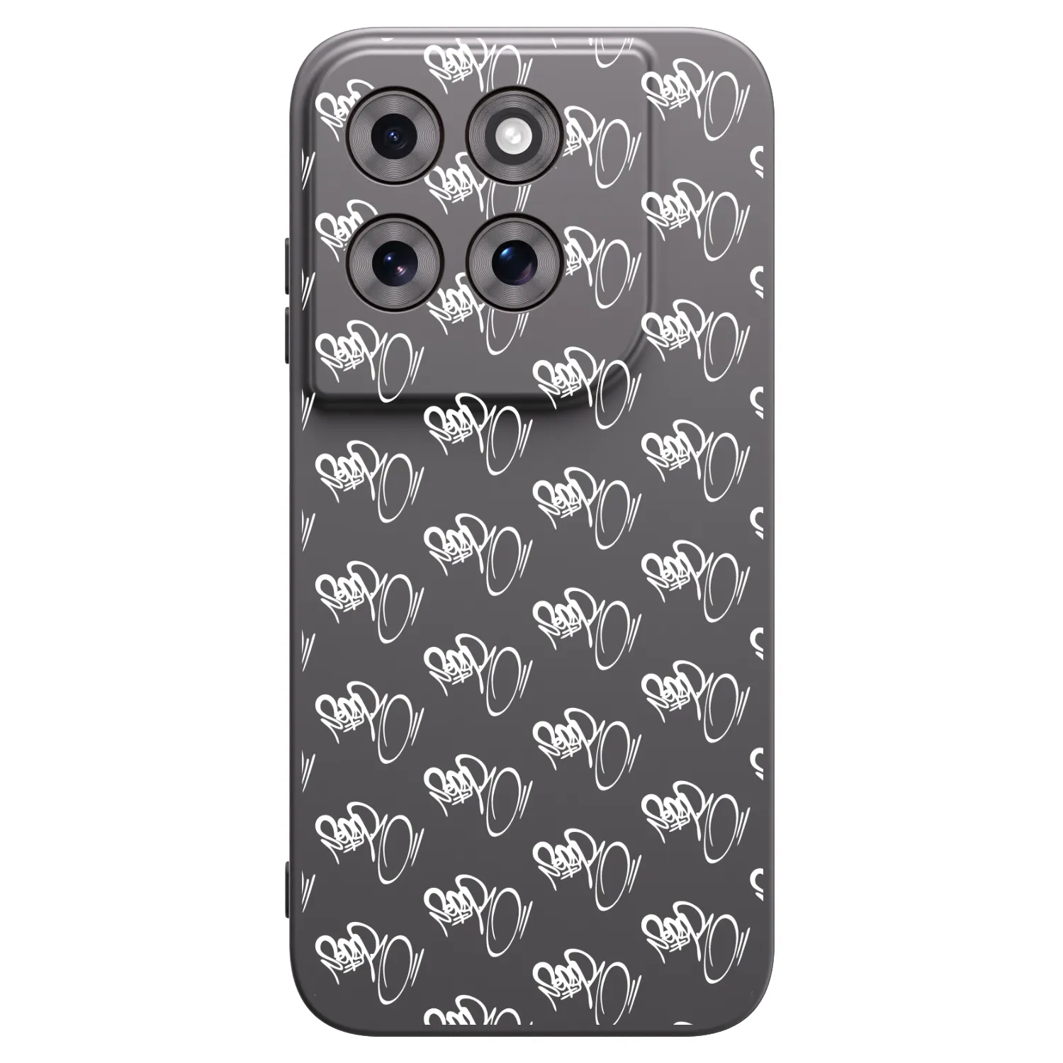 Picasee silikónový čierny obal pre Motorola Moto G77 - Separ - White On Black