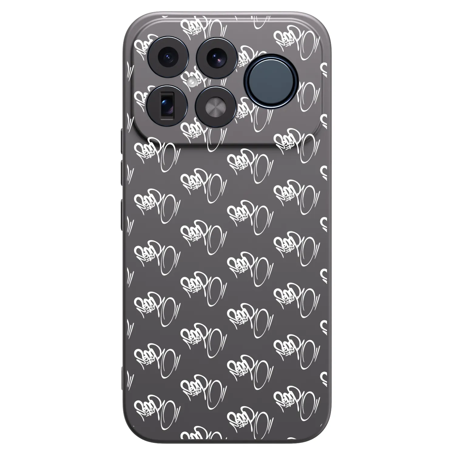 Picasee silikónový čierny obal pre Xiaomi Poco F8 Ultra - Separ - White On Black