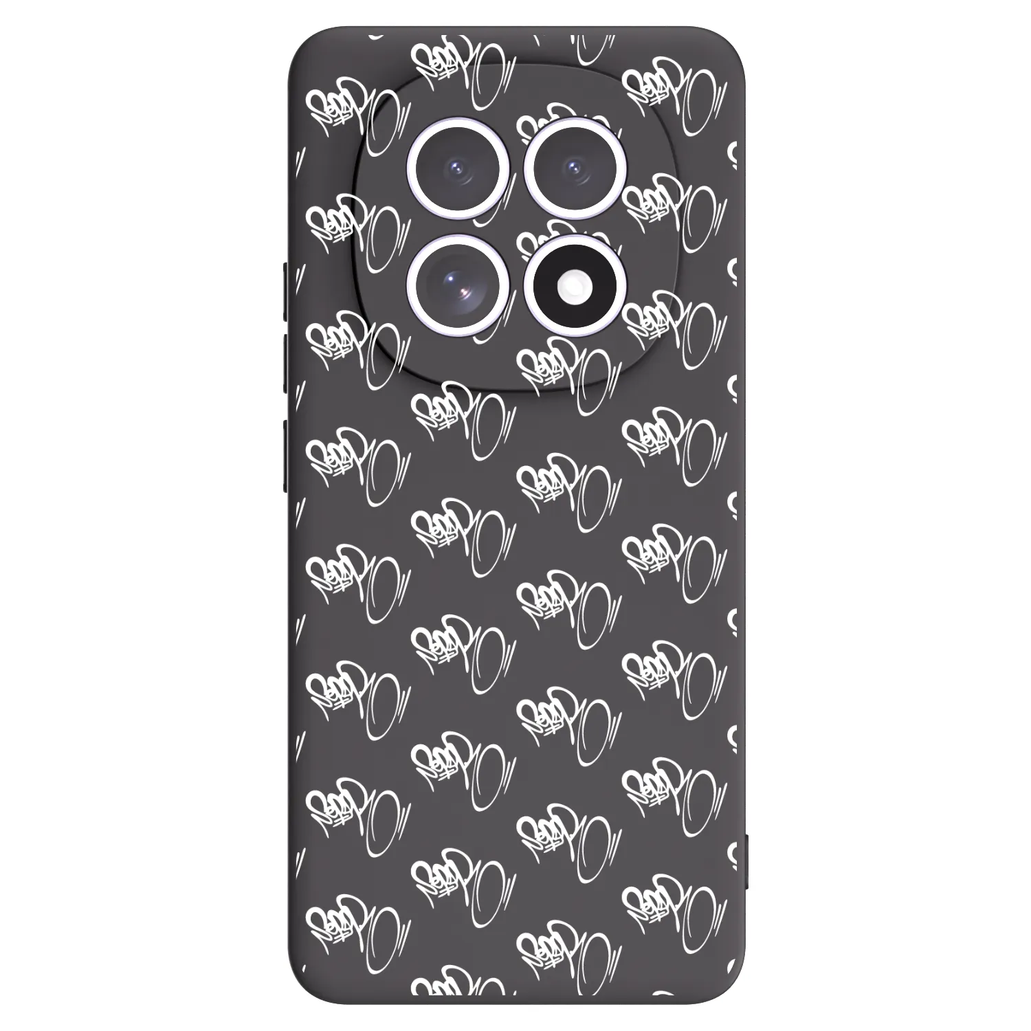 Picasee silikónový čierny obal pre Xiaomi Redmi Note 15 5G - Separ - White On Black