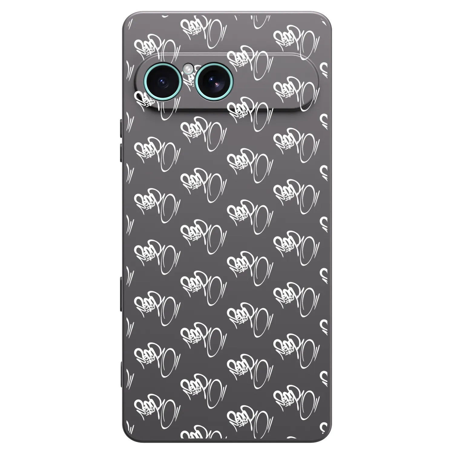 Picasee silikónový čierny obal pre Sony Xperia 10 VII - Separ - White On Black