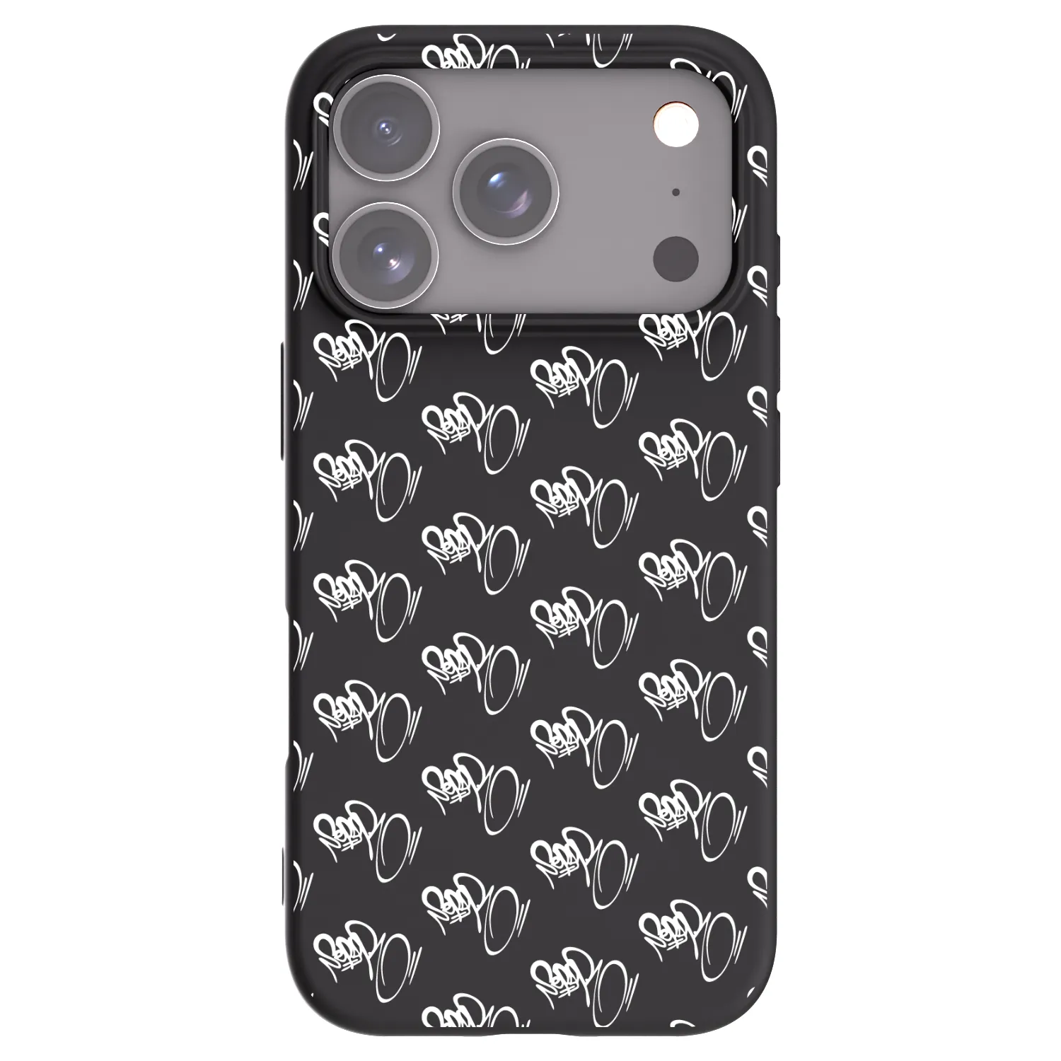 Picasee silikónový čierny obal pre Apple iPhone 18 Pro - Separ - White On Black