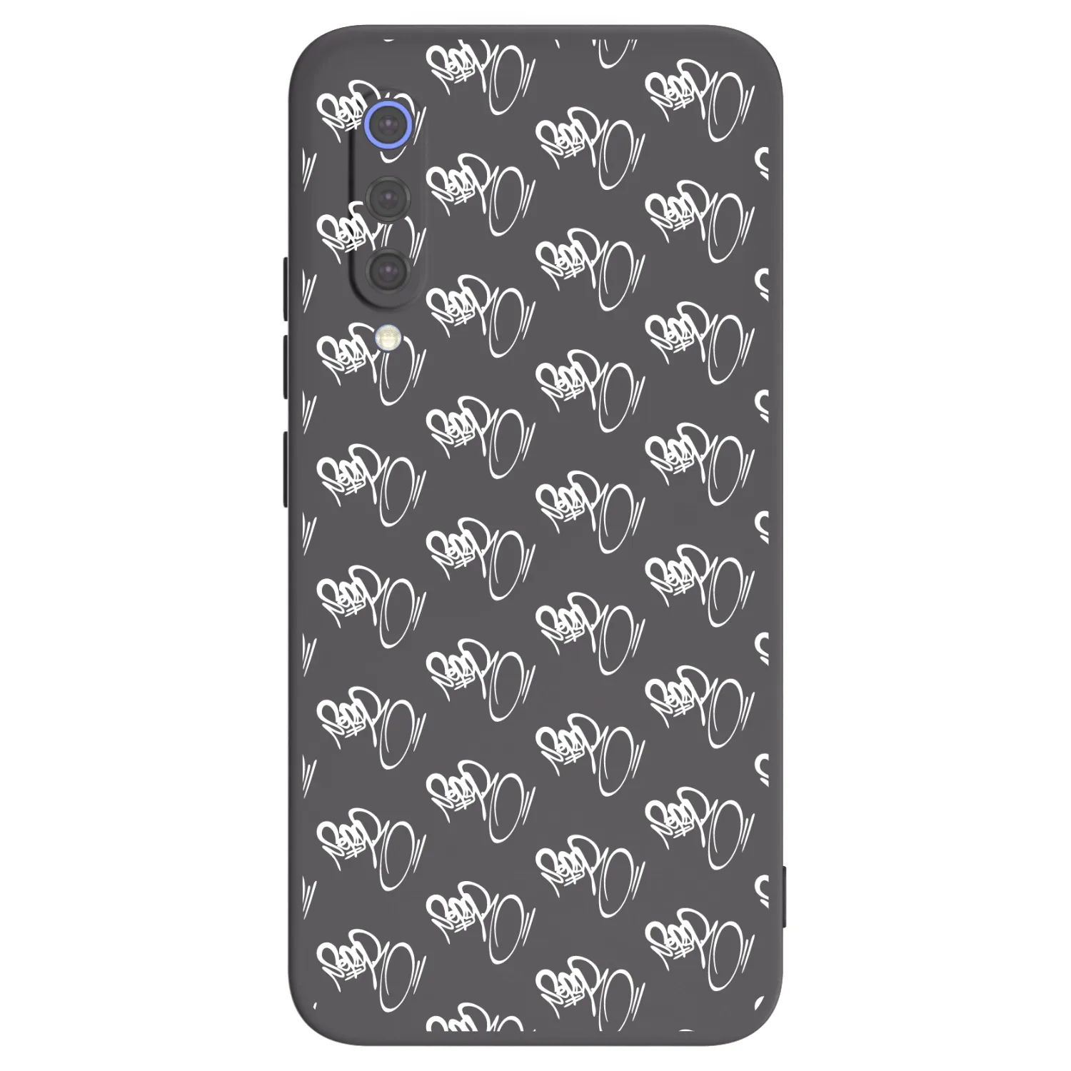 Picasee silikónový čierny obal pre Xiaomi Mi 9 SE - Separ - White On Black