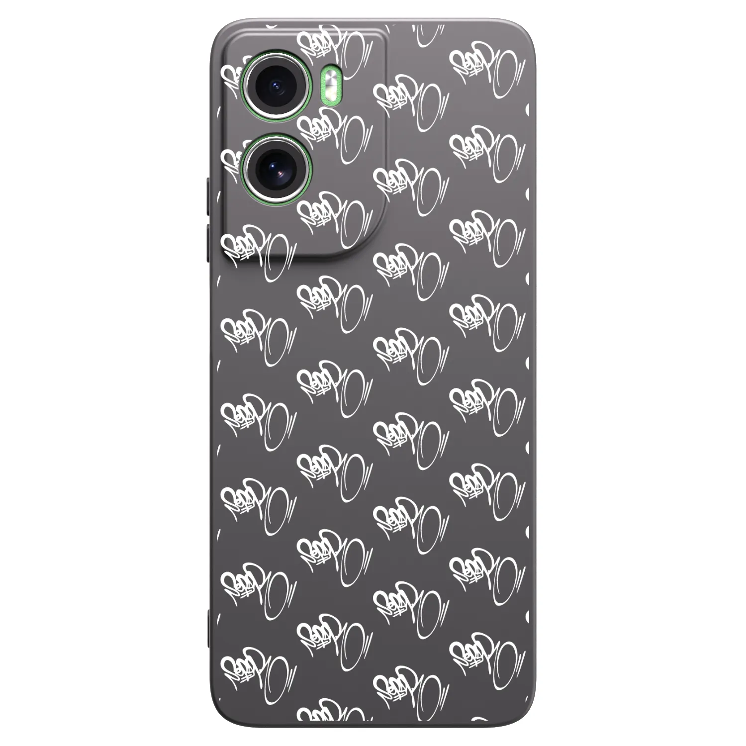Picasee silikónový čierny obal pre Motorola Moto G06 - Separ - White On Black