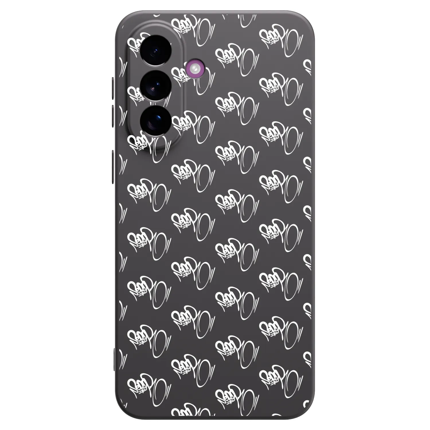 Picasee silikónový čierny obal pre Samsung Galaxy A37 - Separ - White On Black