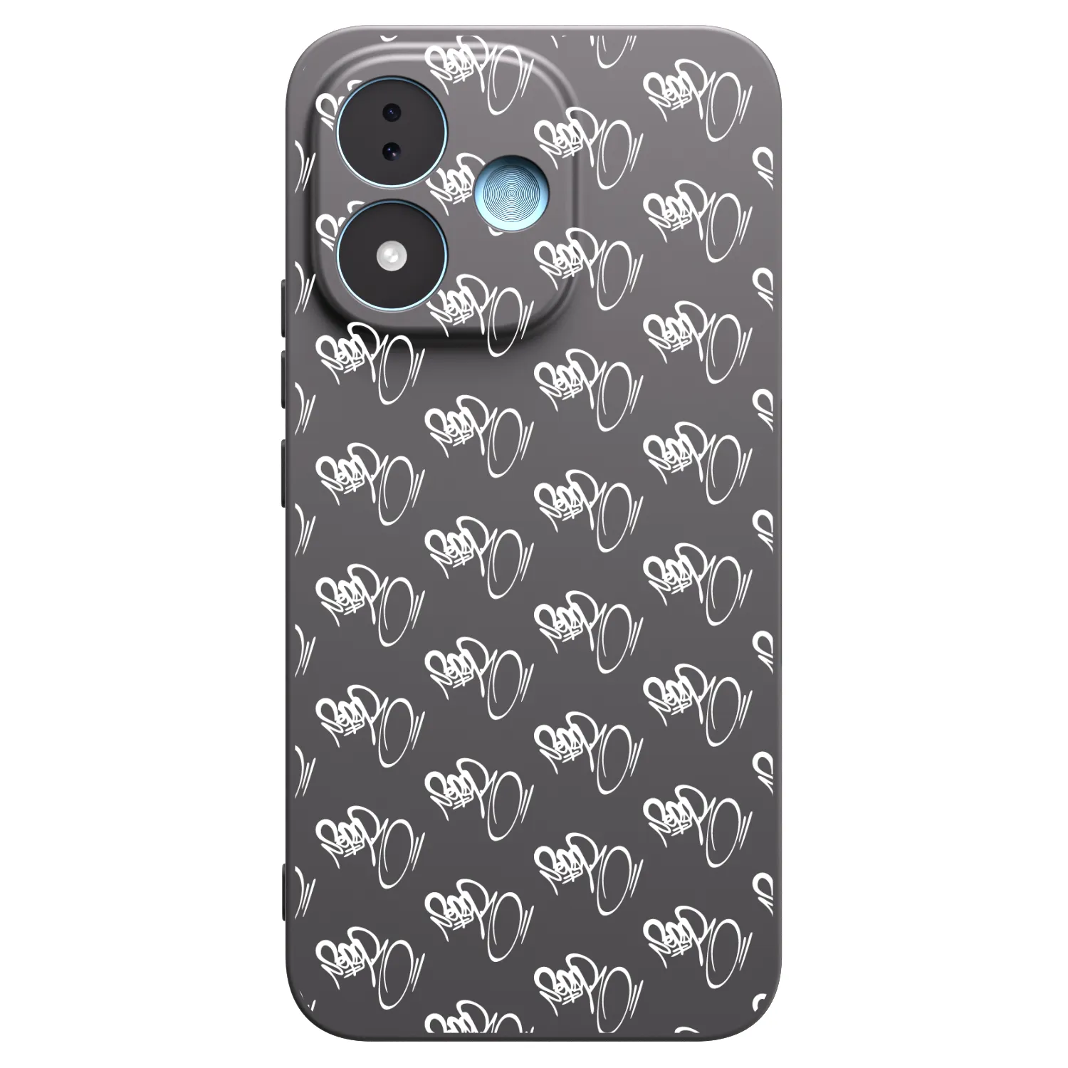 Picasee silikónový čierny obal pre Xiaomi Redmi Note 17 5G - Separ - White On Black