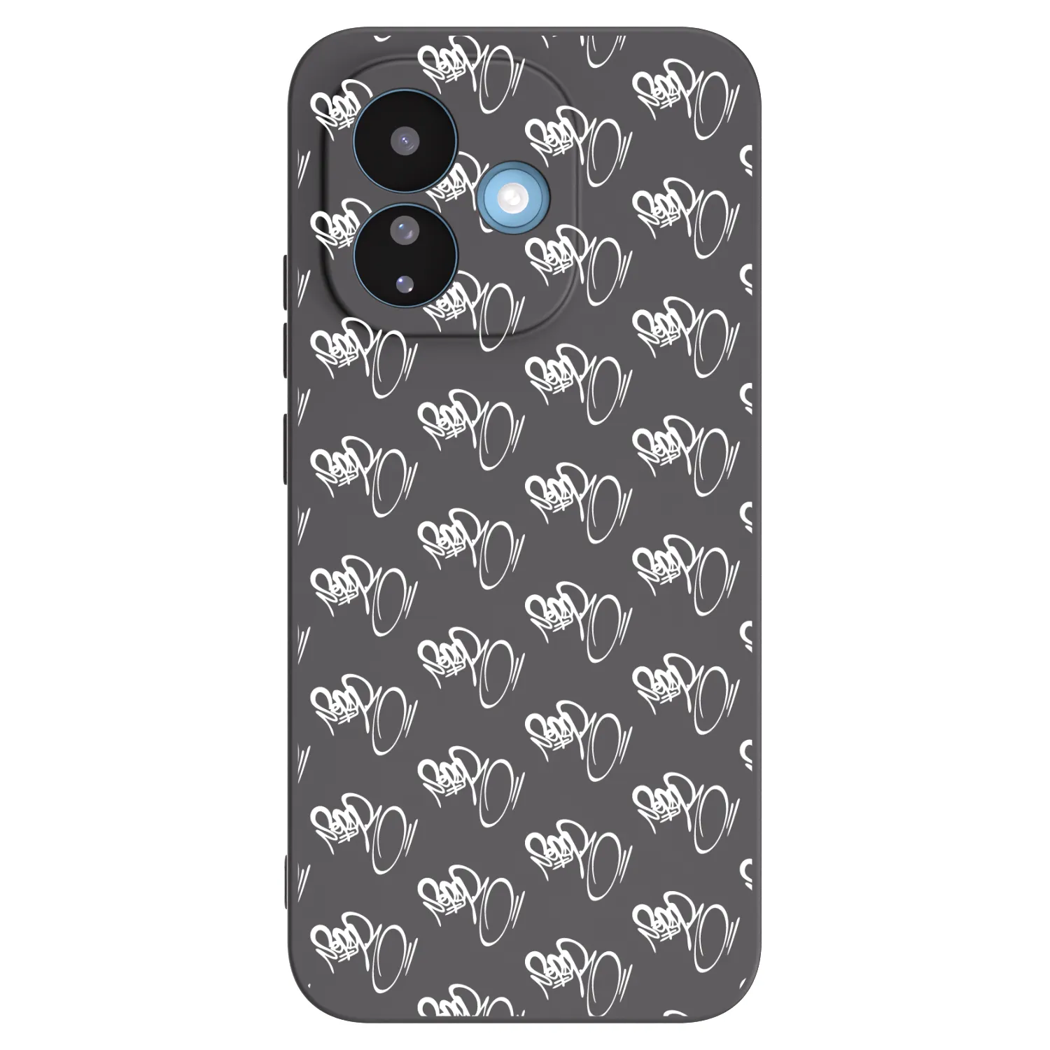 Picasee silikónový čierny obal pre Xiaomi Redmi Note 17 Pro 5G - Separ - White On Black