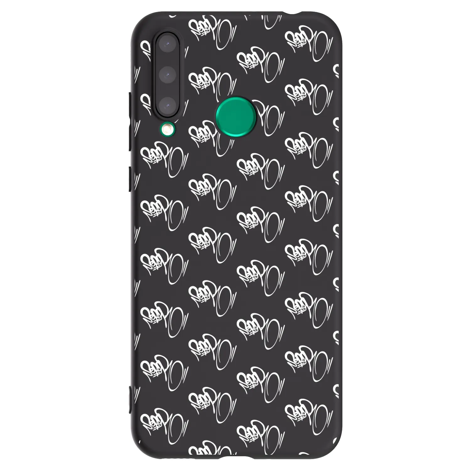 Picasee silikónový čierny obal pre Honor 20 Lite - Separ - White On Black